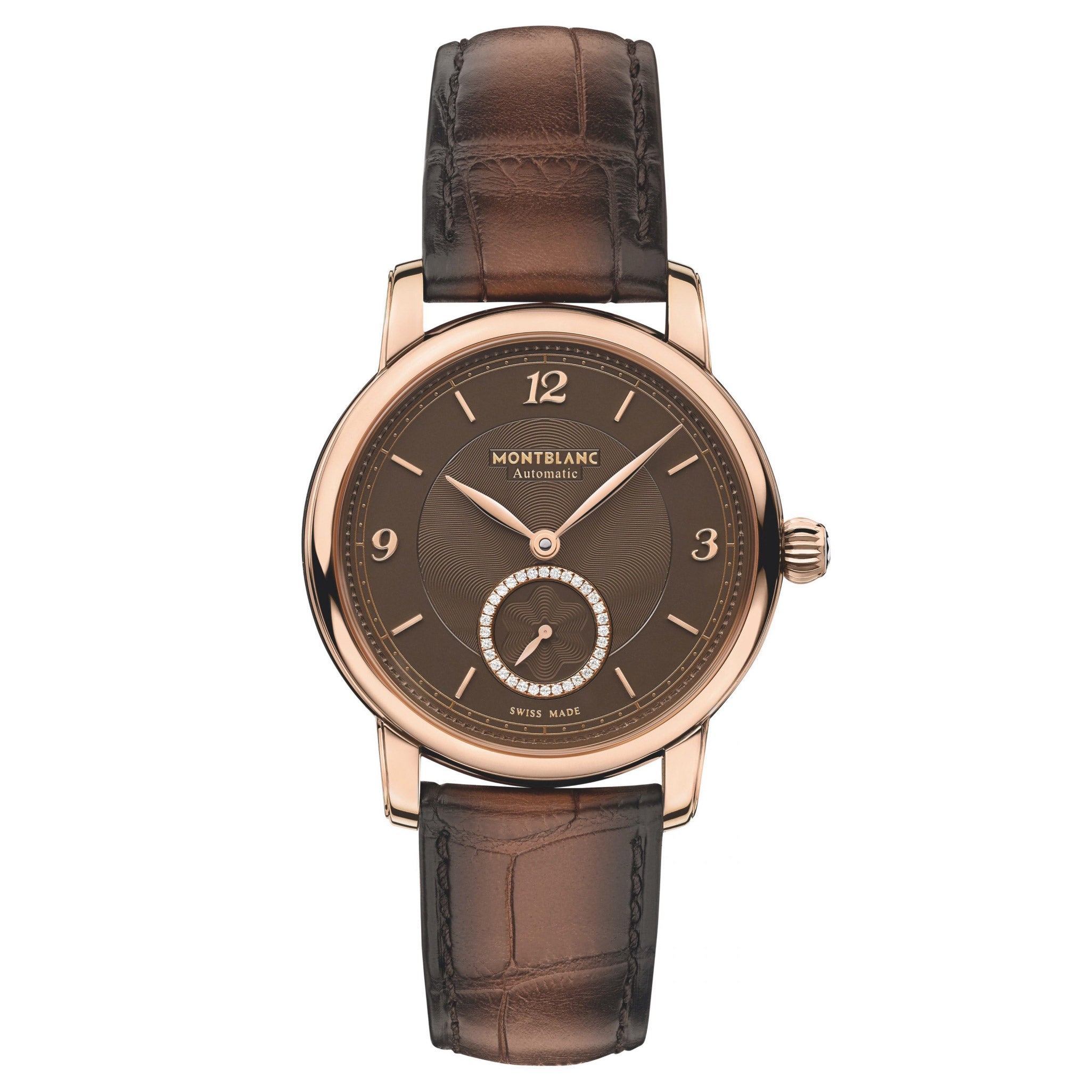 Montblanc Star Legacy 18kt Rose Gold Case Ladies Automatic Watch