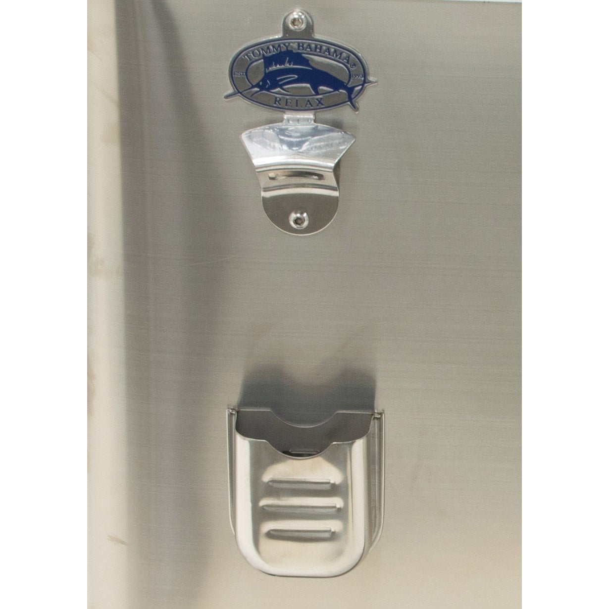 Tommy Bahama 100 Quart Stainless Steel Rolling Cooler