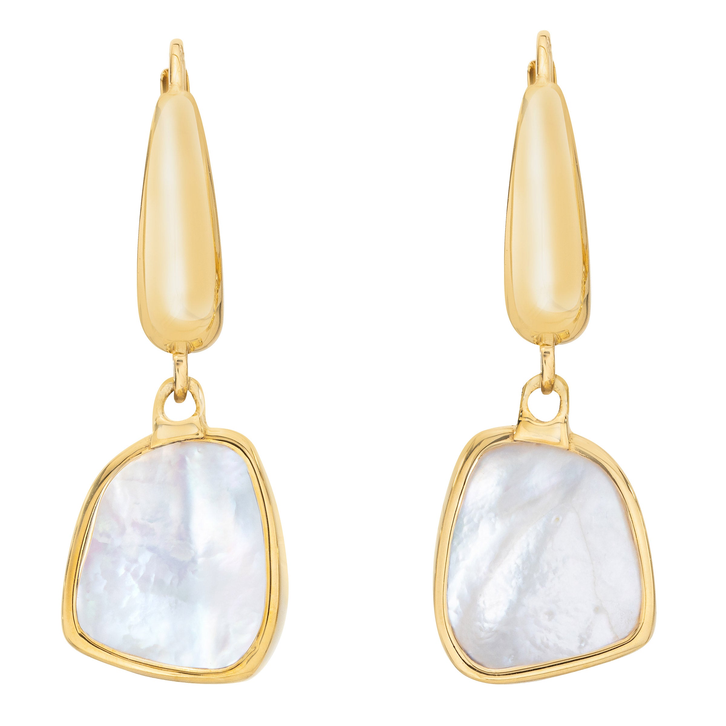 Gemstone 14kt Yellow Gold Dangle Earrings