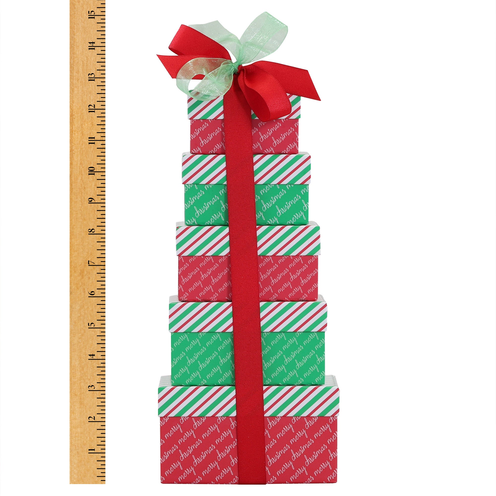 Happy Holidays Tower of Sweets