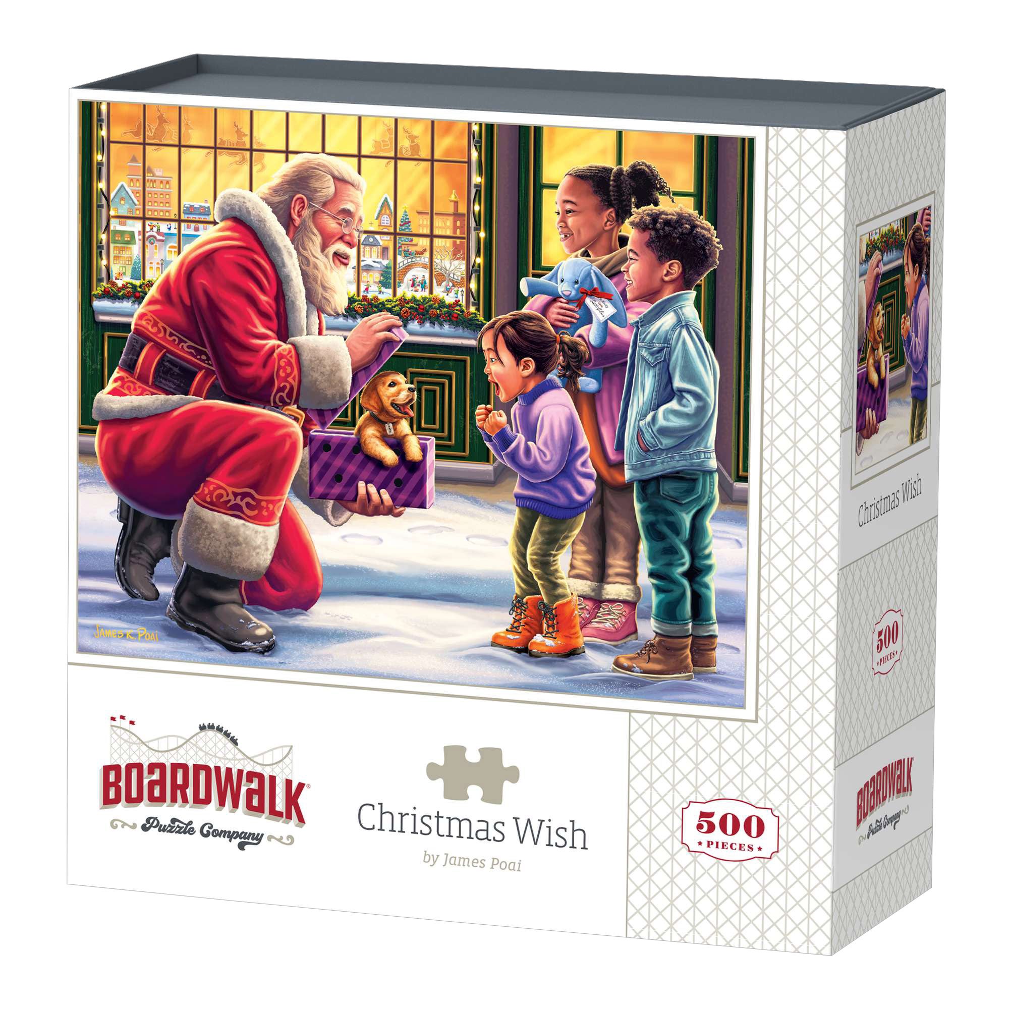 Boardwalk Assorted Jigsaw Puzzles, 3-pack