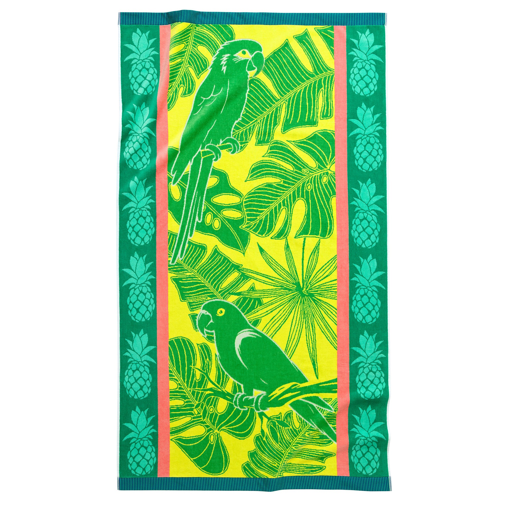 Reversible Jacquard Beach Towel, 2-pack
