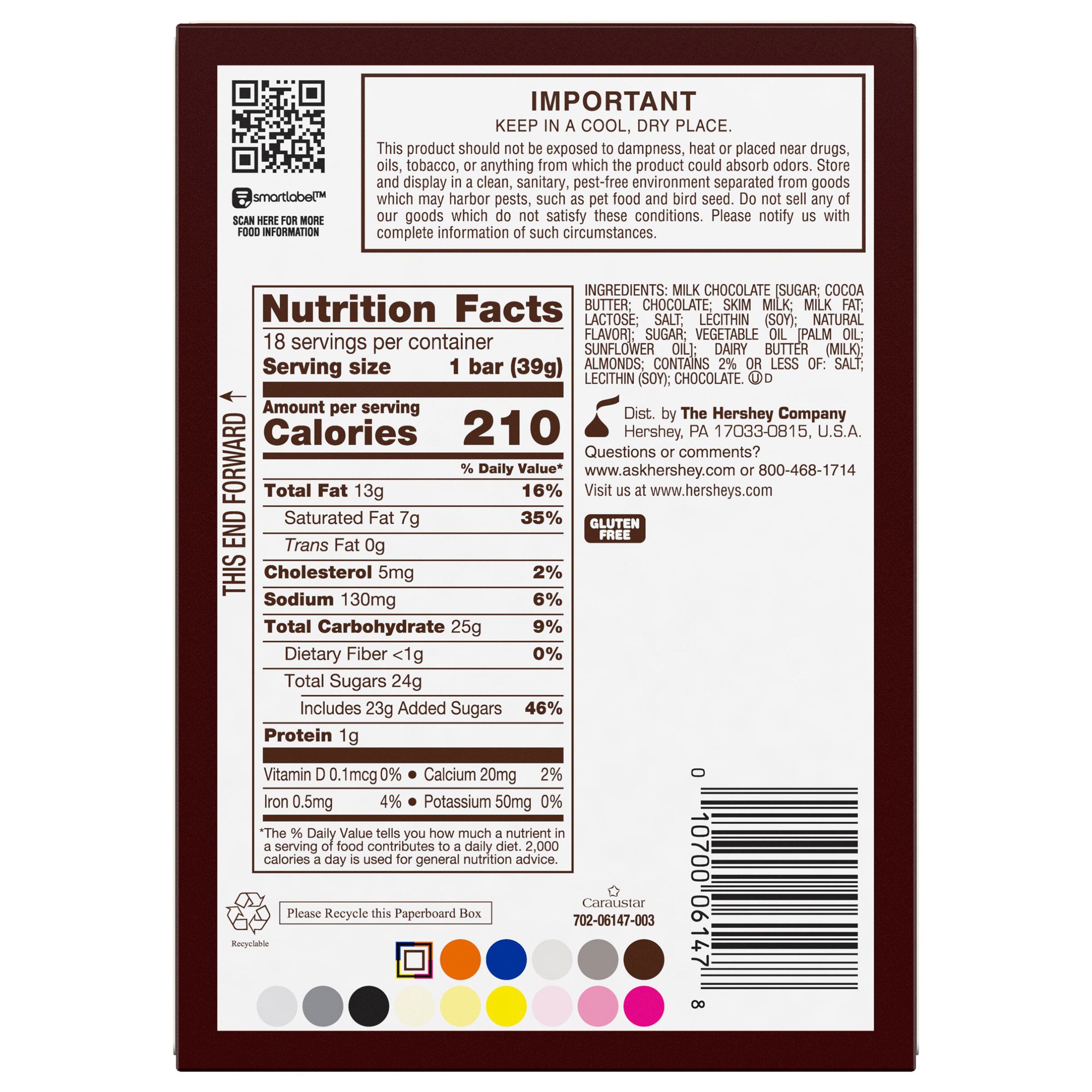 Heath Bar, 1.4 oz, 18-count