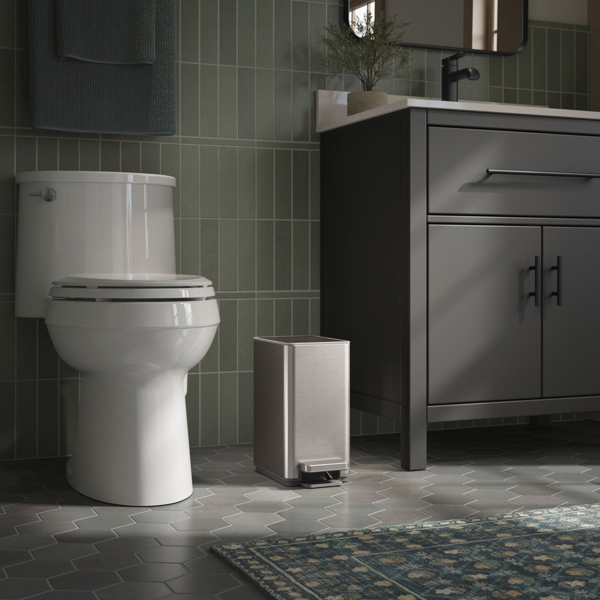 Kohler 6L Step Trash Can, 2-pack