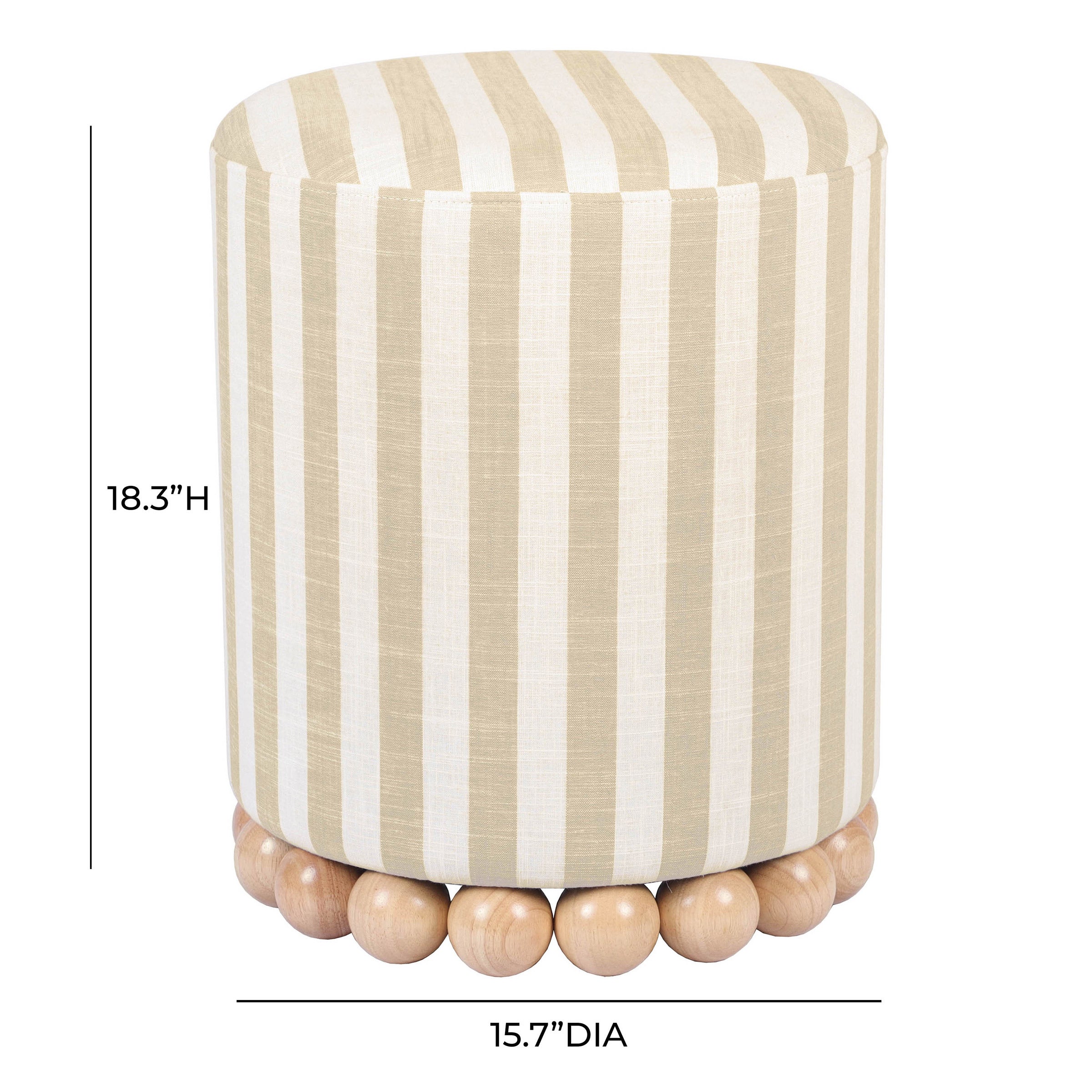 Dex Jacquard Fabric Ottoman