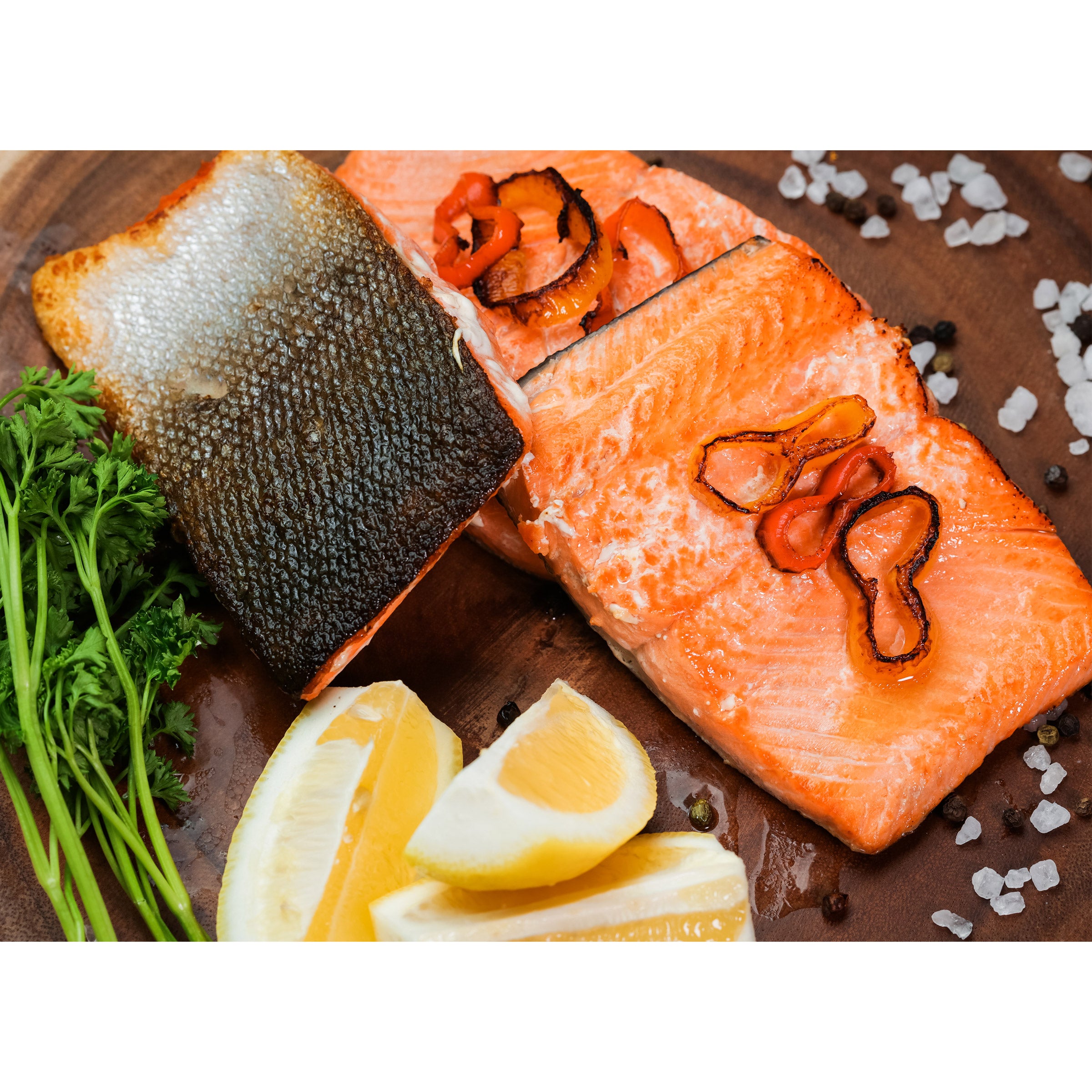 Northwest Fish Wild Alaskan Sockeye Salmon Fillets Total 25 Count, 1 Case Totaling 10 Lbs.