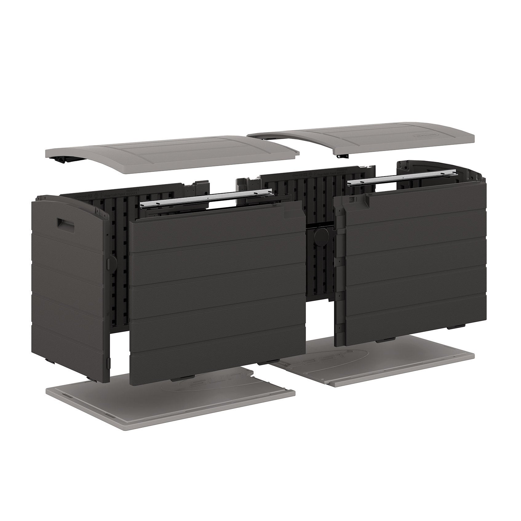 Suncast 120 Gallon Split Lid Extra Large Deck Box