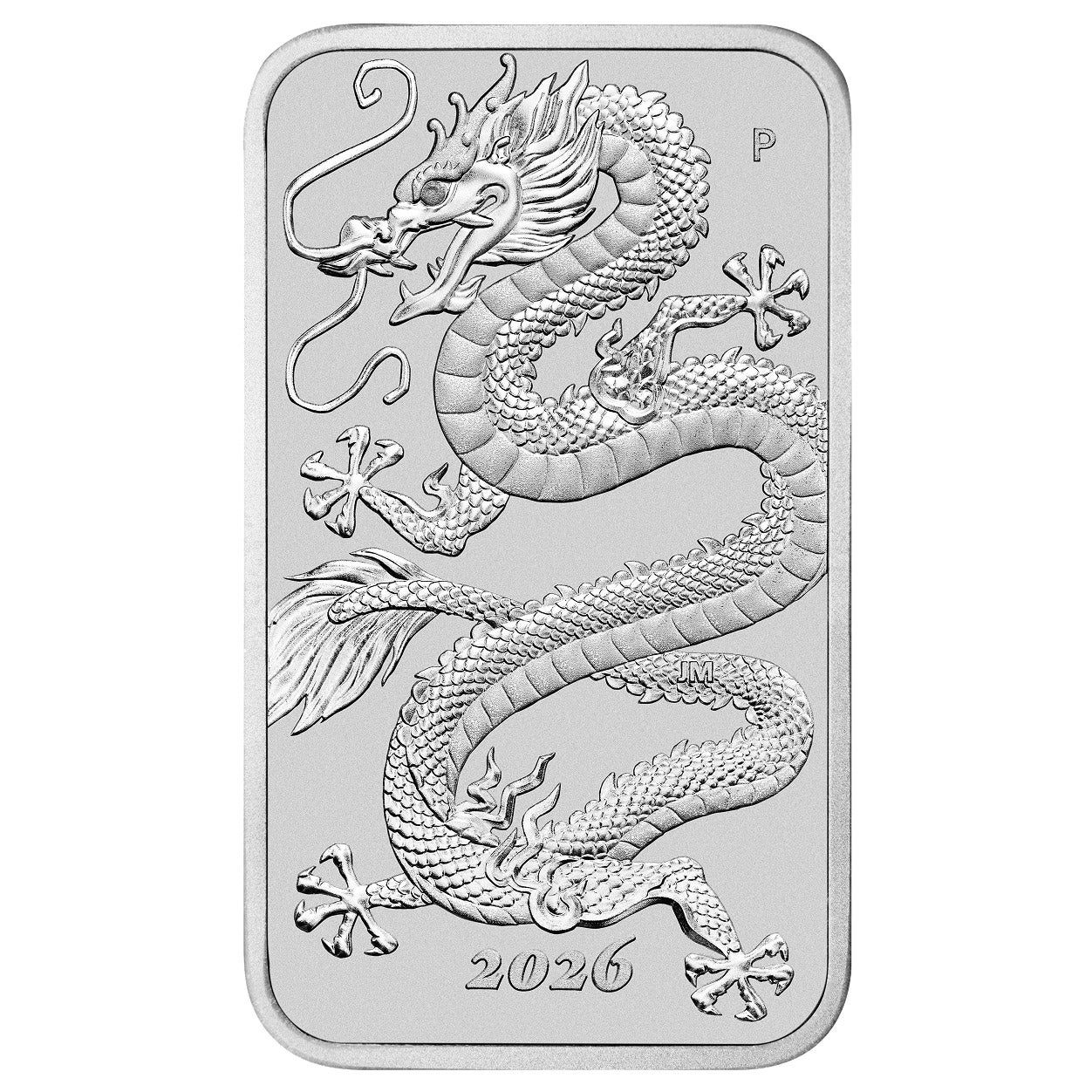 1 oz The Perth Mint Dragon Rectangular Coin, 20-Count