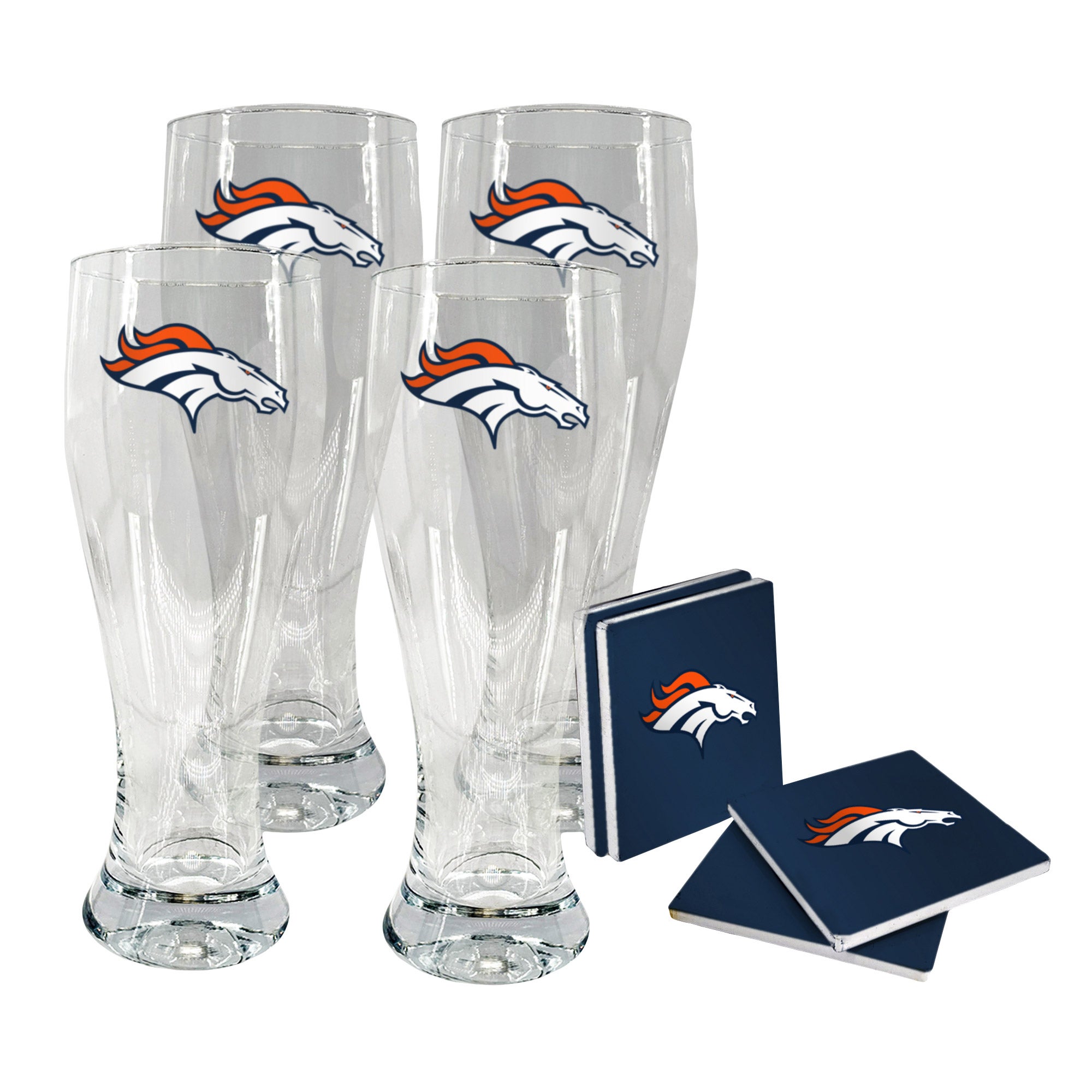 NFL Pilsner & Coaster Set