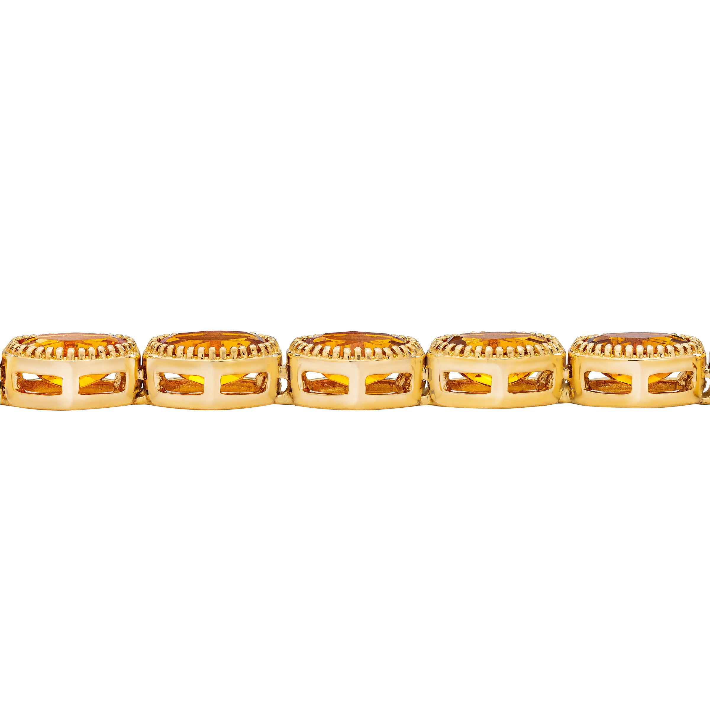 Gemstone 14kt White Gold Bracelet