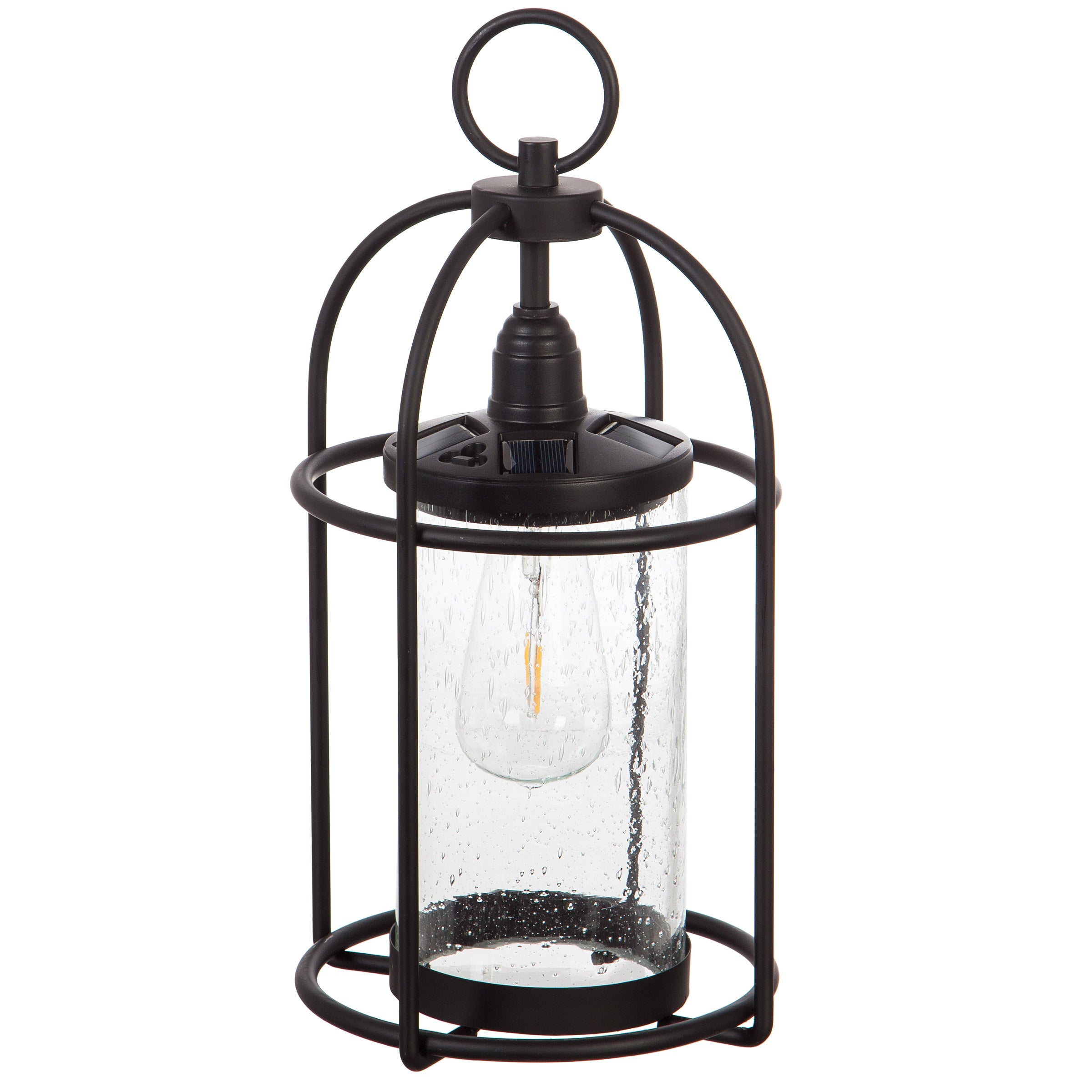 14" Edison Solar LED Lantern