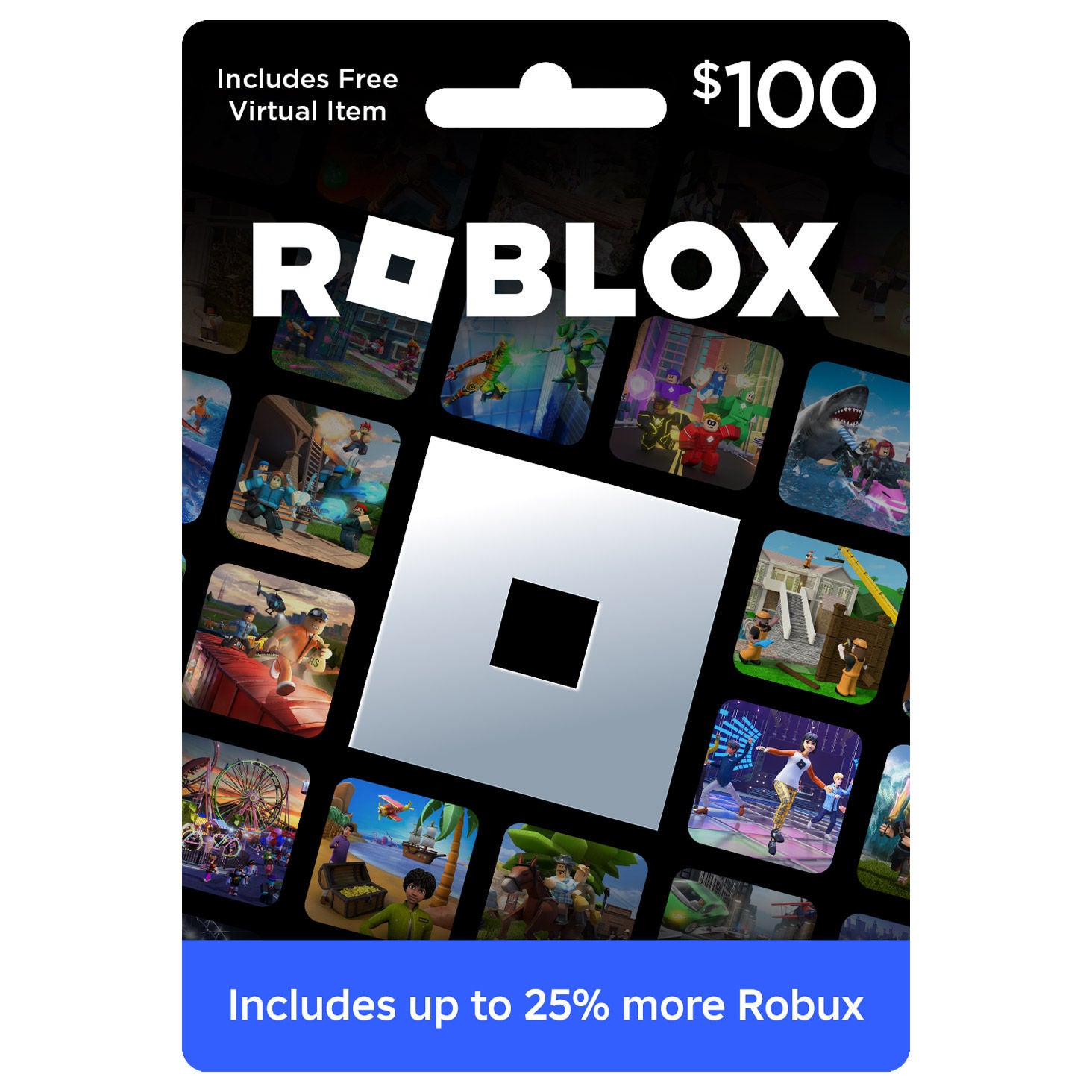 Roblox - $100 eGift Card Digital Download, Includes Exclusive Virtual Item