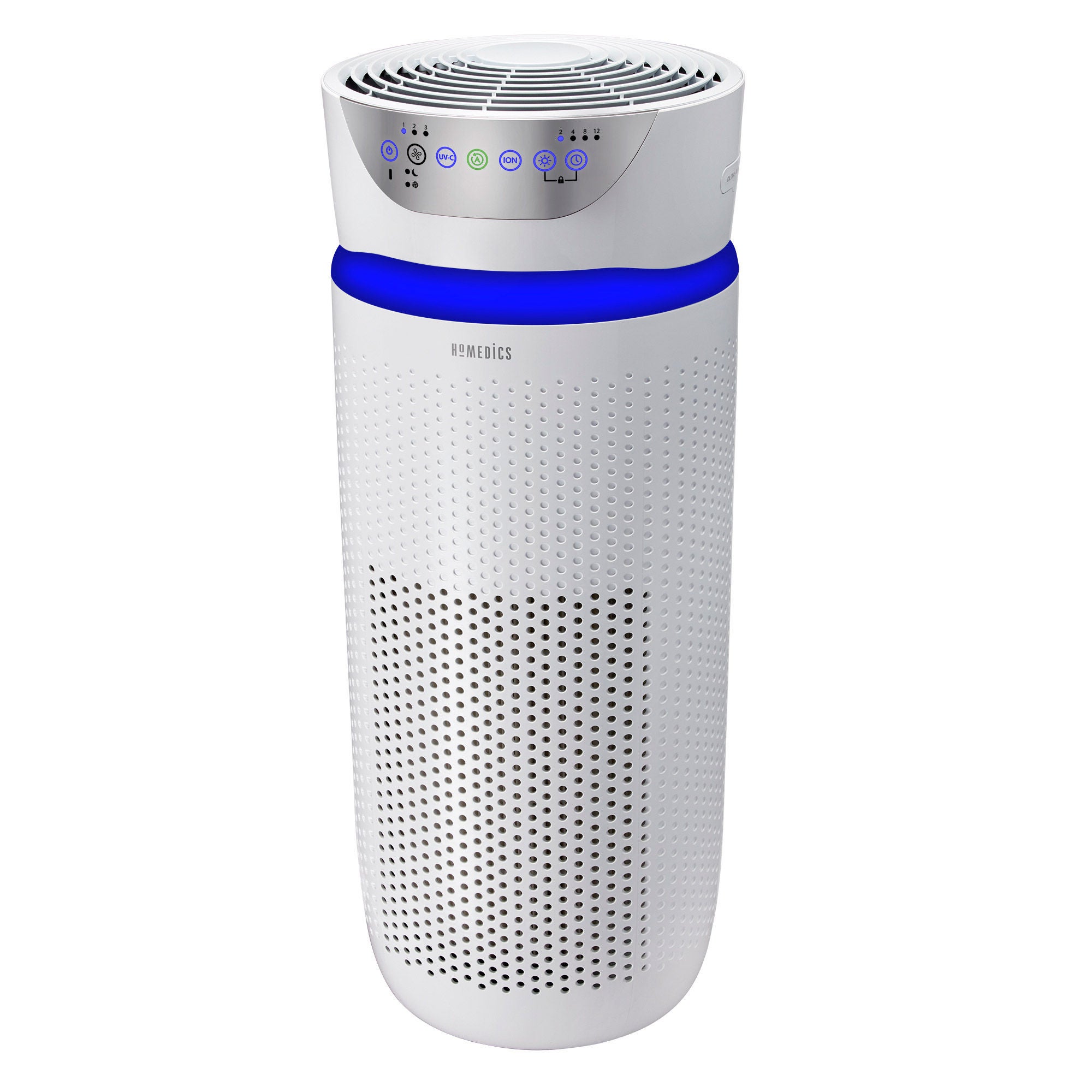 Homedics TotalClean Deluxe 5-in-1 Tower Air Purifier with UV-C Technology