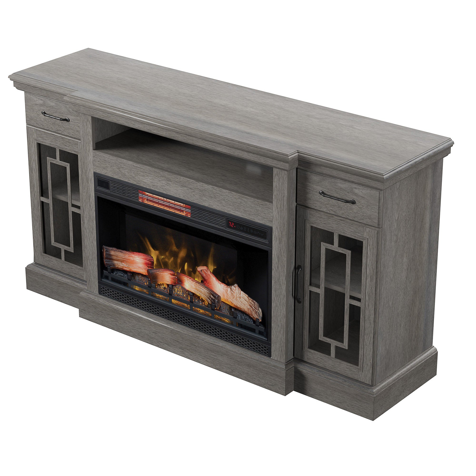 Tresanti Reddington TV Console with Classic Flame Electric Fireplace