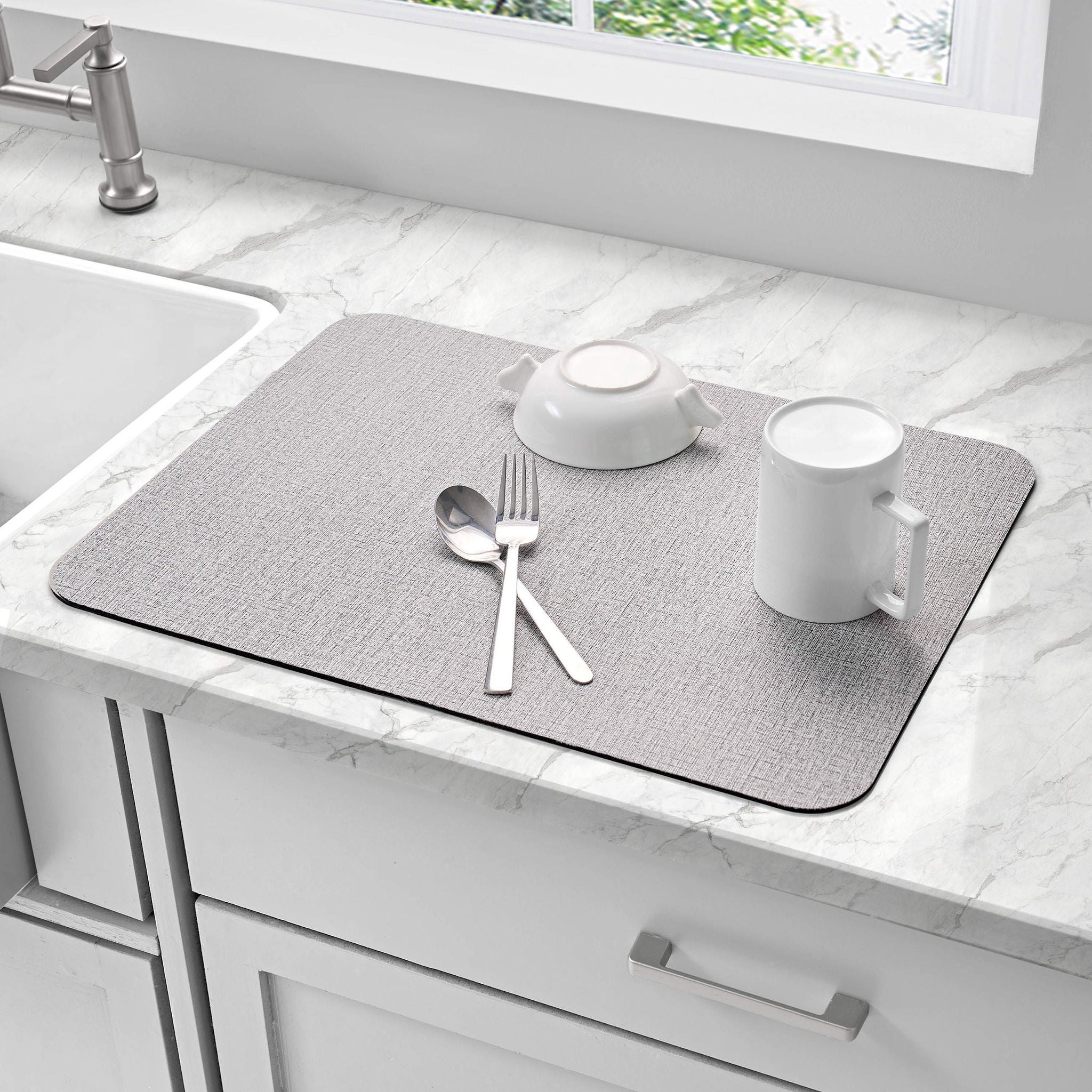 Multi-Purpose Printed Kitchen Mats, 4-pack