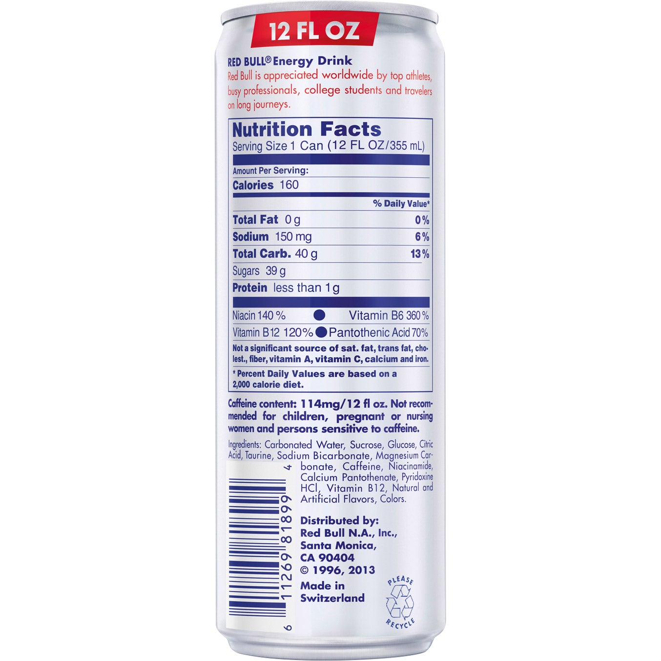 Red Bull Energy Drink, 12 fl oz, 24-count
