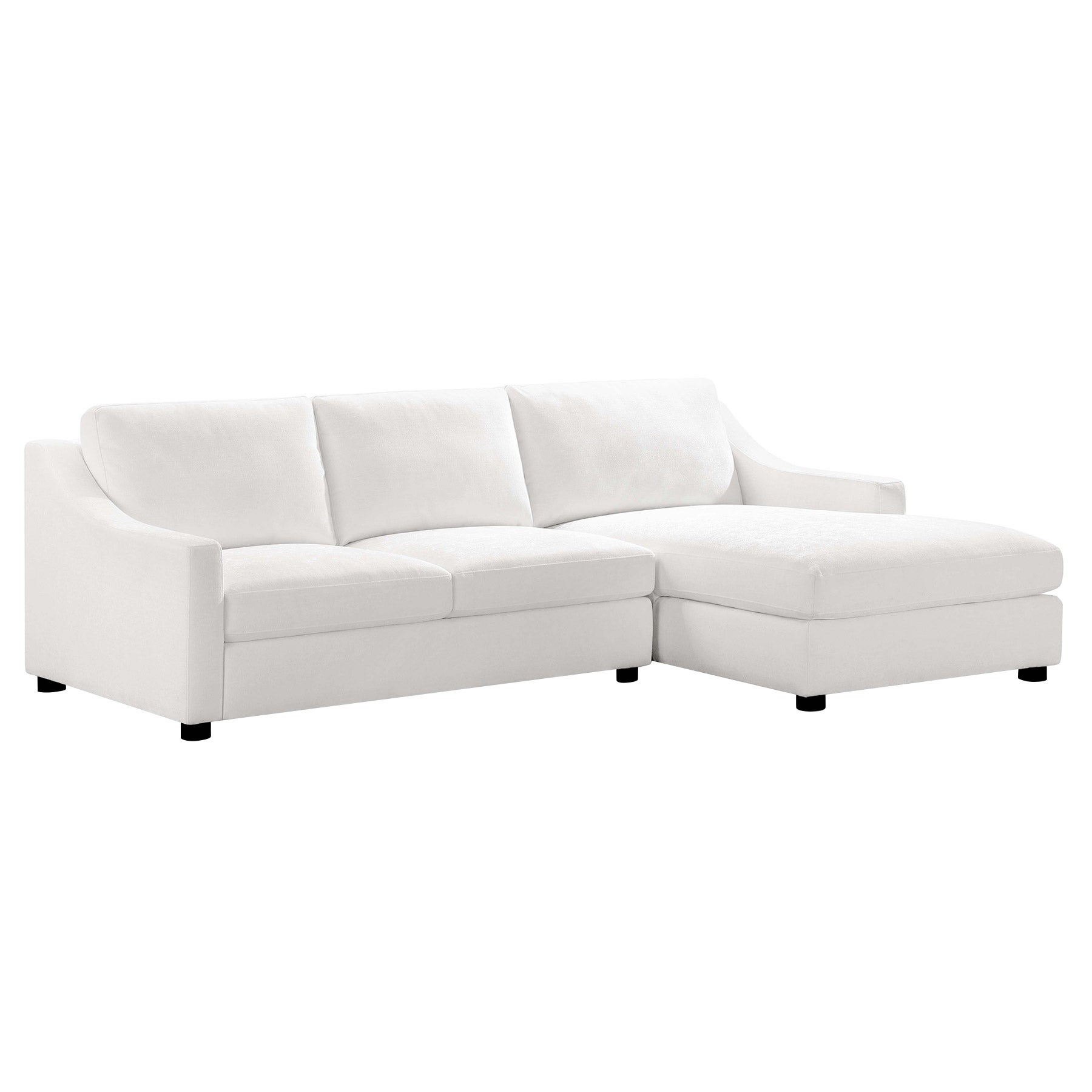 Larissa Fabric Chaise Sofa