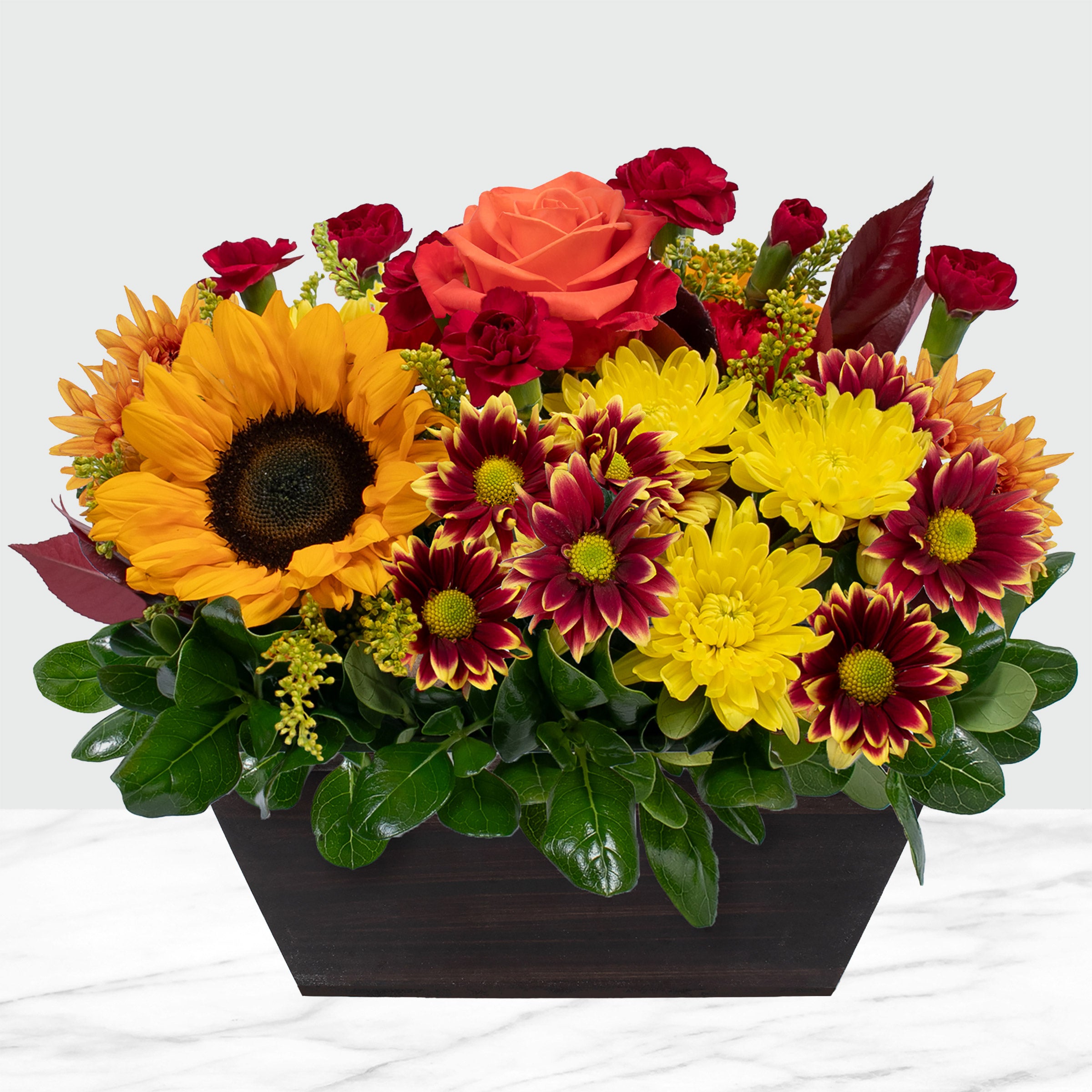 Fall Sunset Floral Arrangement