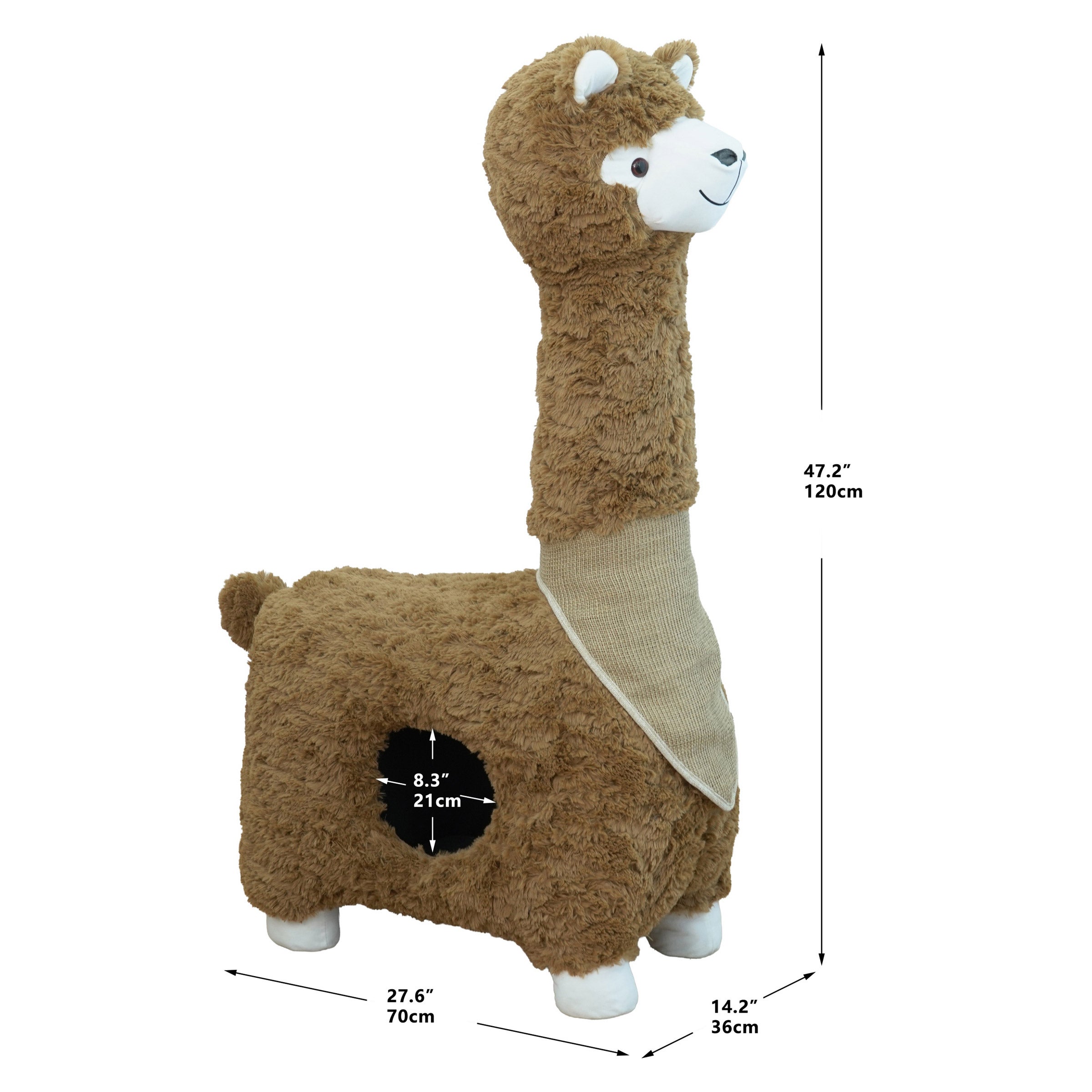 Catry Alpaca 47.2" Cat Tree