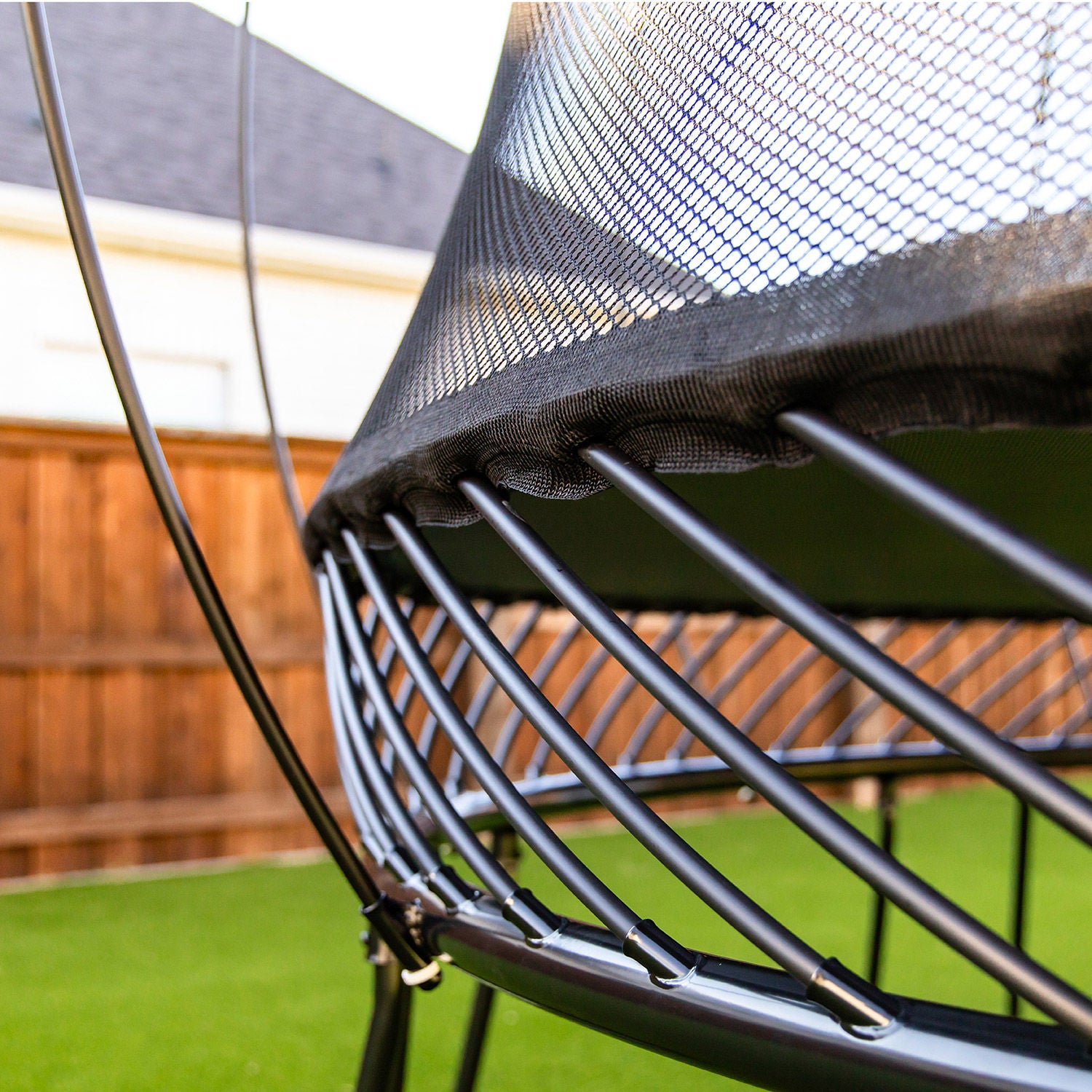Springfree All Black 13' Jumbo Round Trampoline