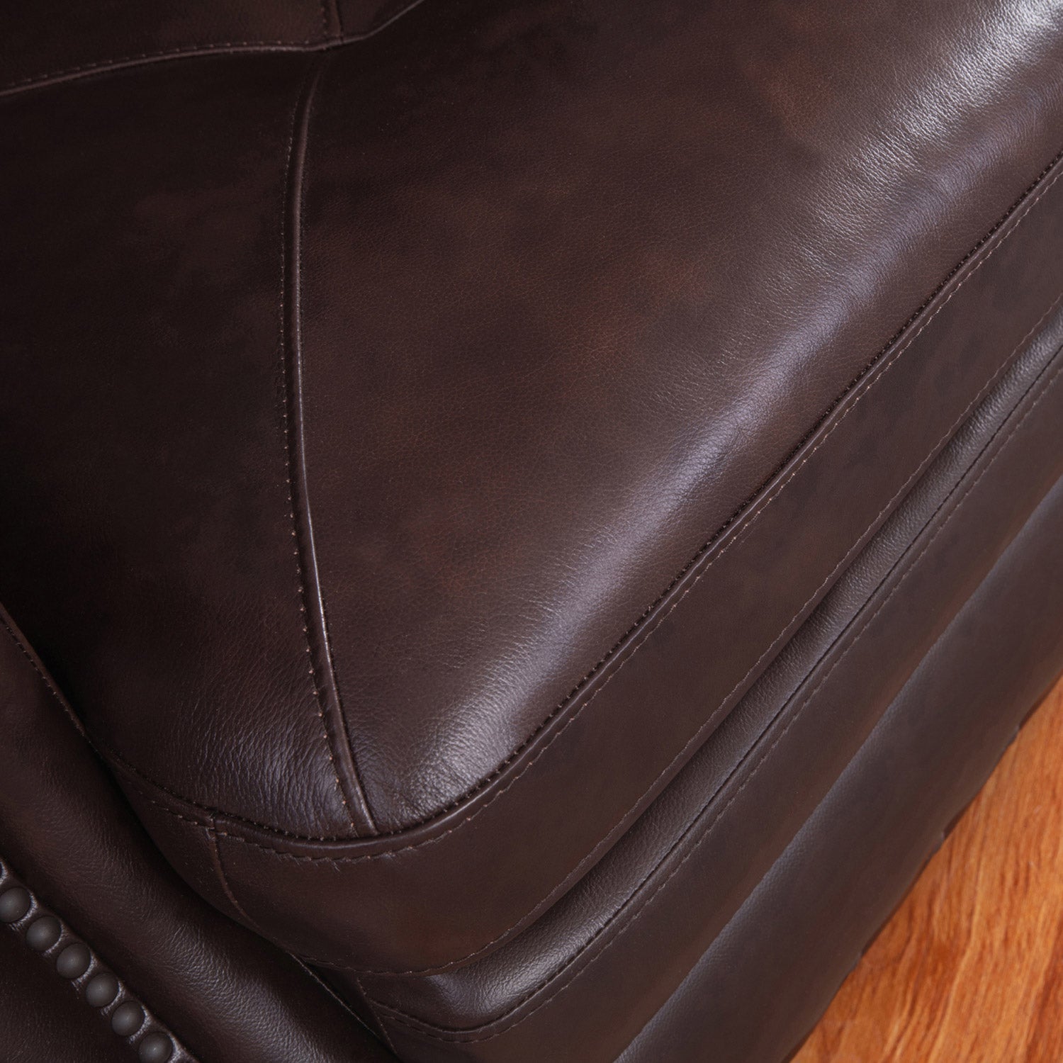 Stanley Leather Loveseat
