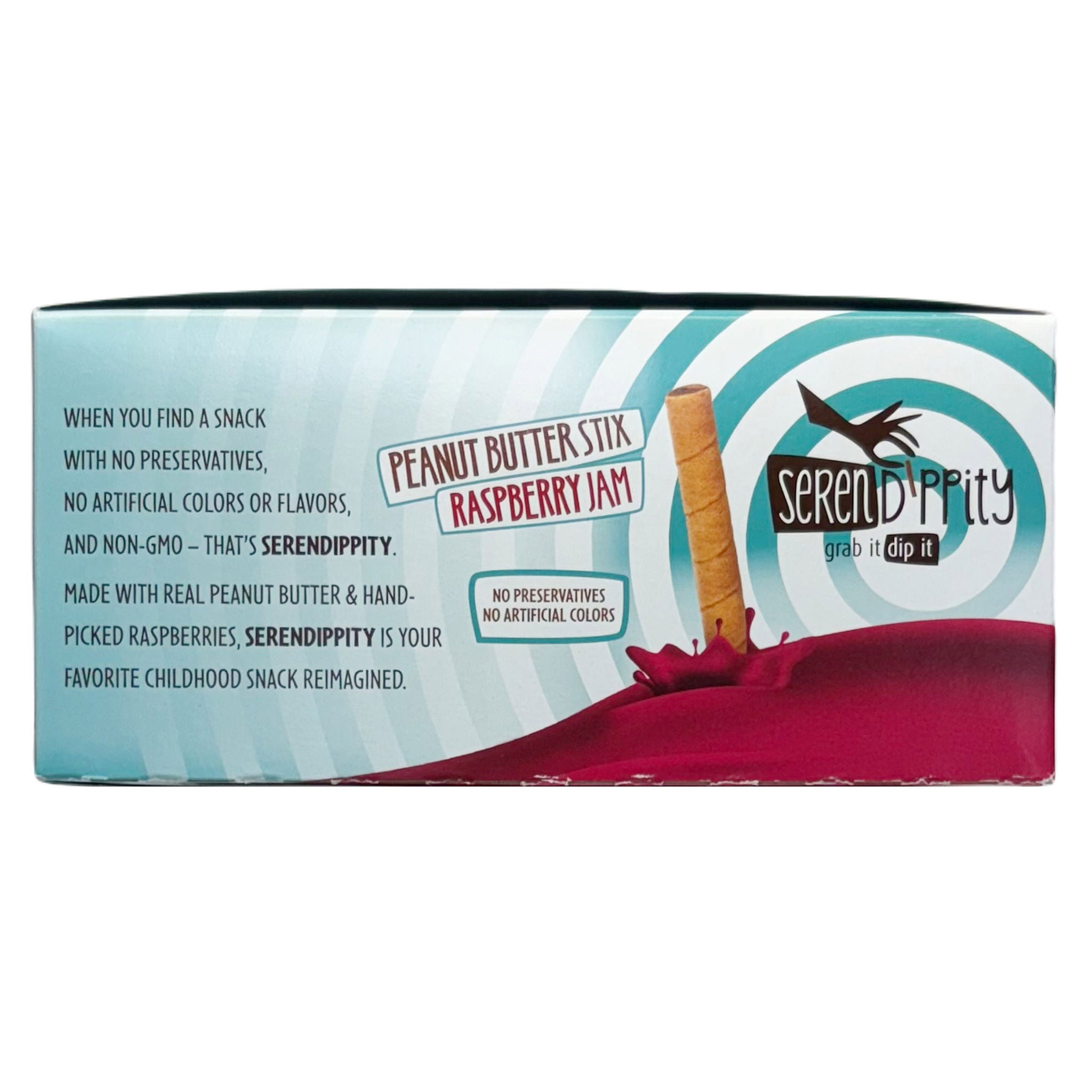 Serendippity Peanut Butter Stix And Raspberry Jam, 2.1 oz, 16-count