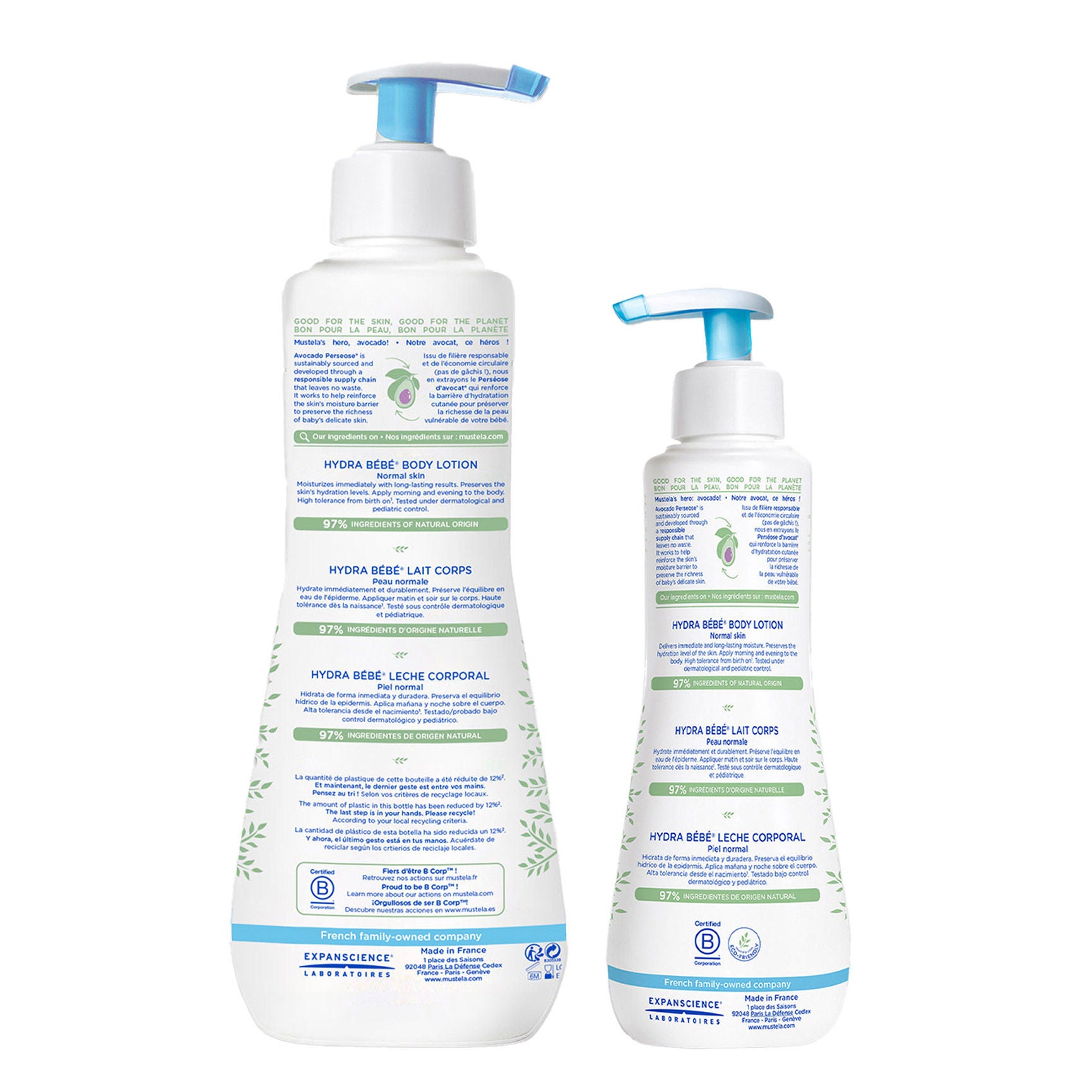 Mustela Hydra Bebe Body Lotion 2-piece Set