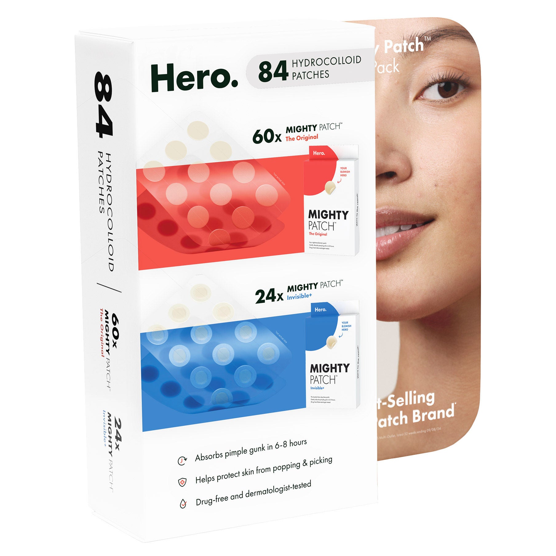 Hero Mighty Patch 84 Total Patches