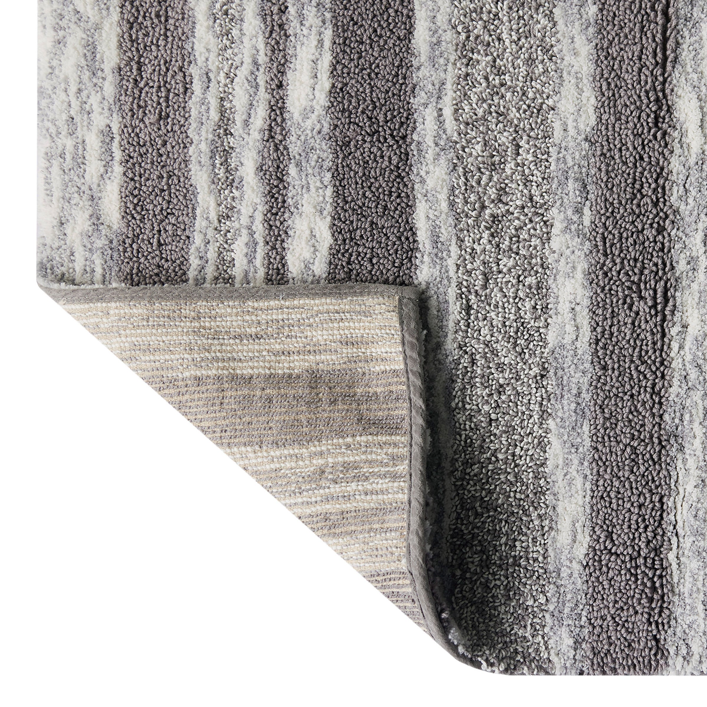 Cotton Stripe Bath Mat