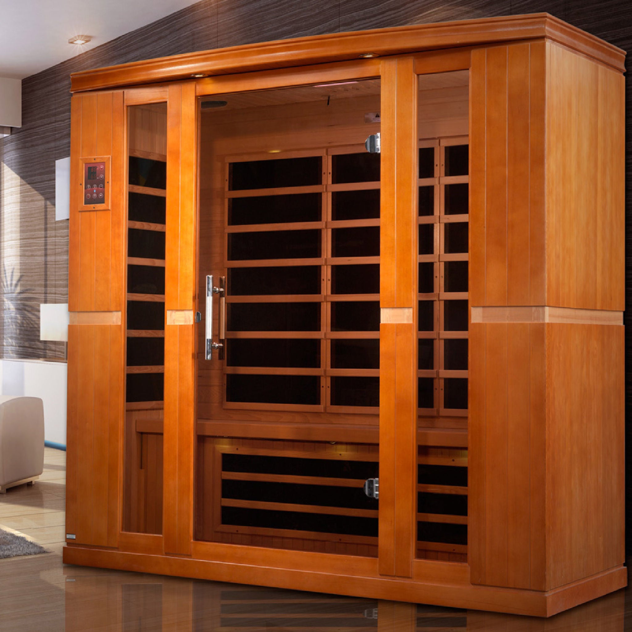 Dynamic Bergamo Elite 4-person Ultra Low EMF FAR Infrared Indoor Sauna