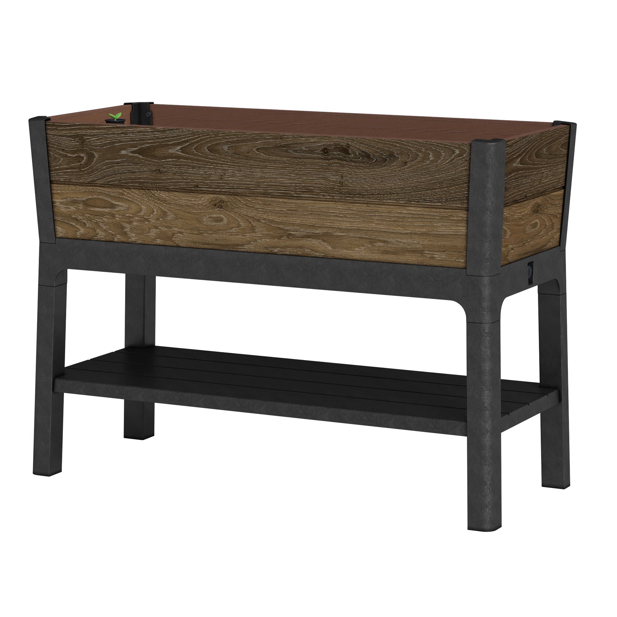 Walnut Elevated Garden Bed