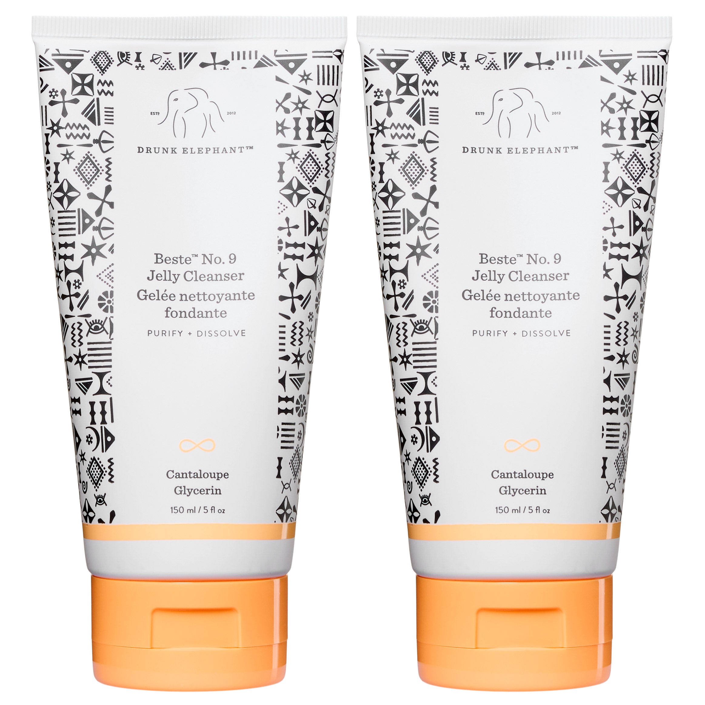 Drunk Elephant Beste No.9 Jelly Cleanser, 5 fl oz, 2-pack