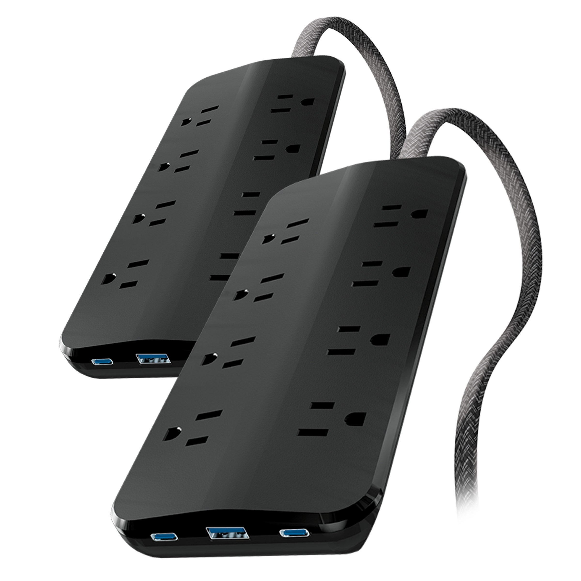 UltraPro Elite 8-outlet Surge Protector, 2-pack