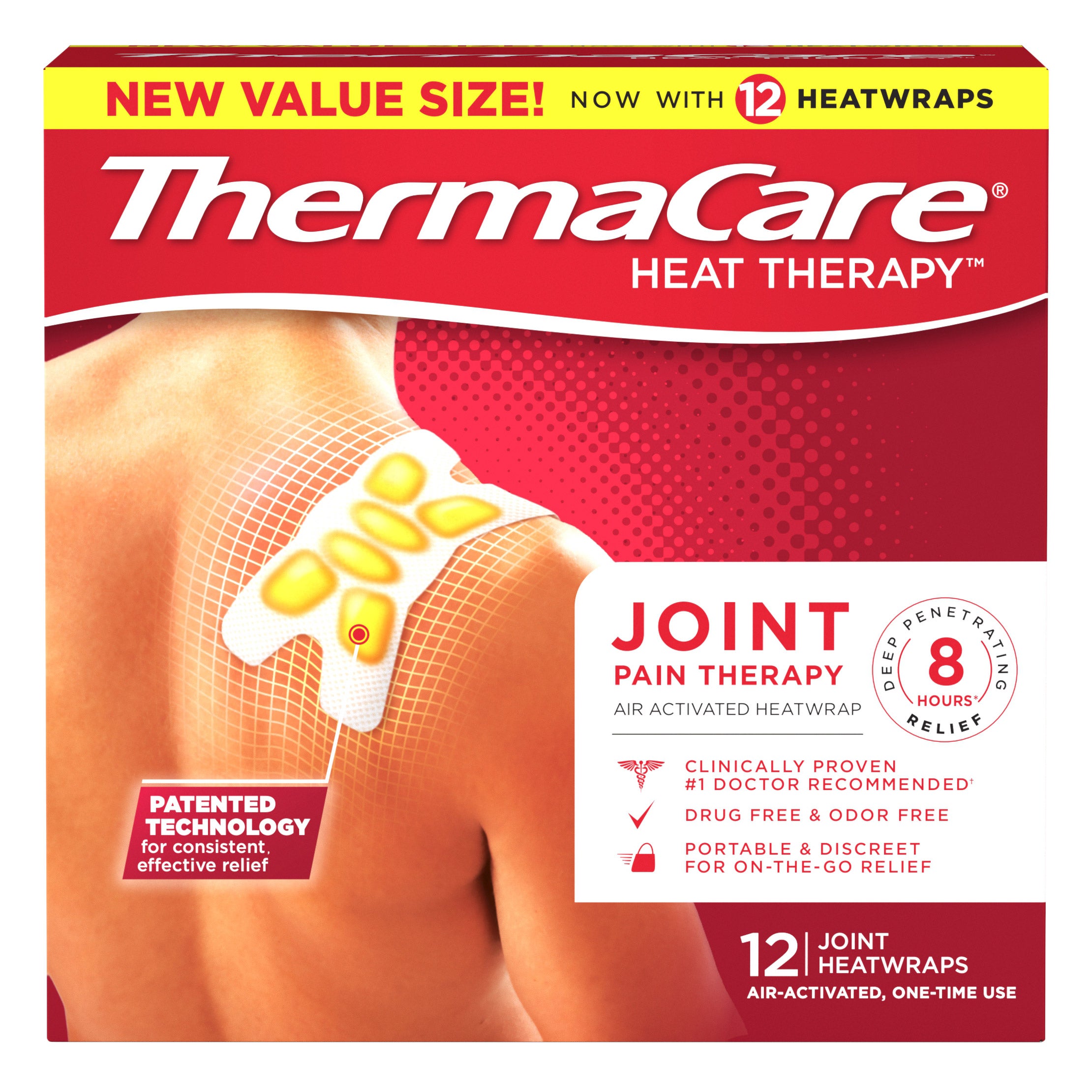 ThermaCare Joint Therapy, 12 HeatWraps
