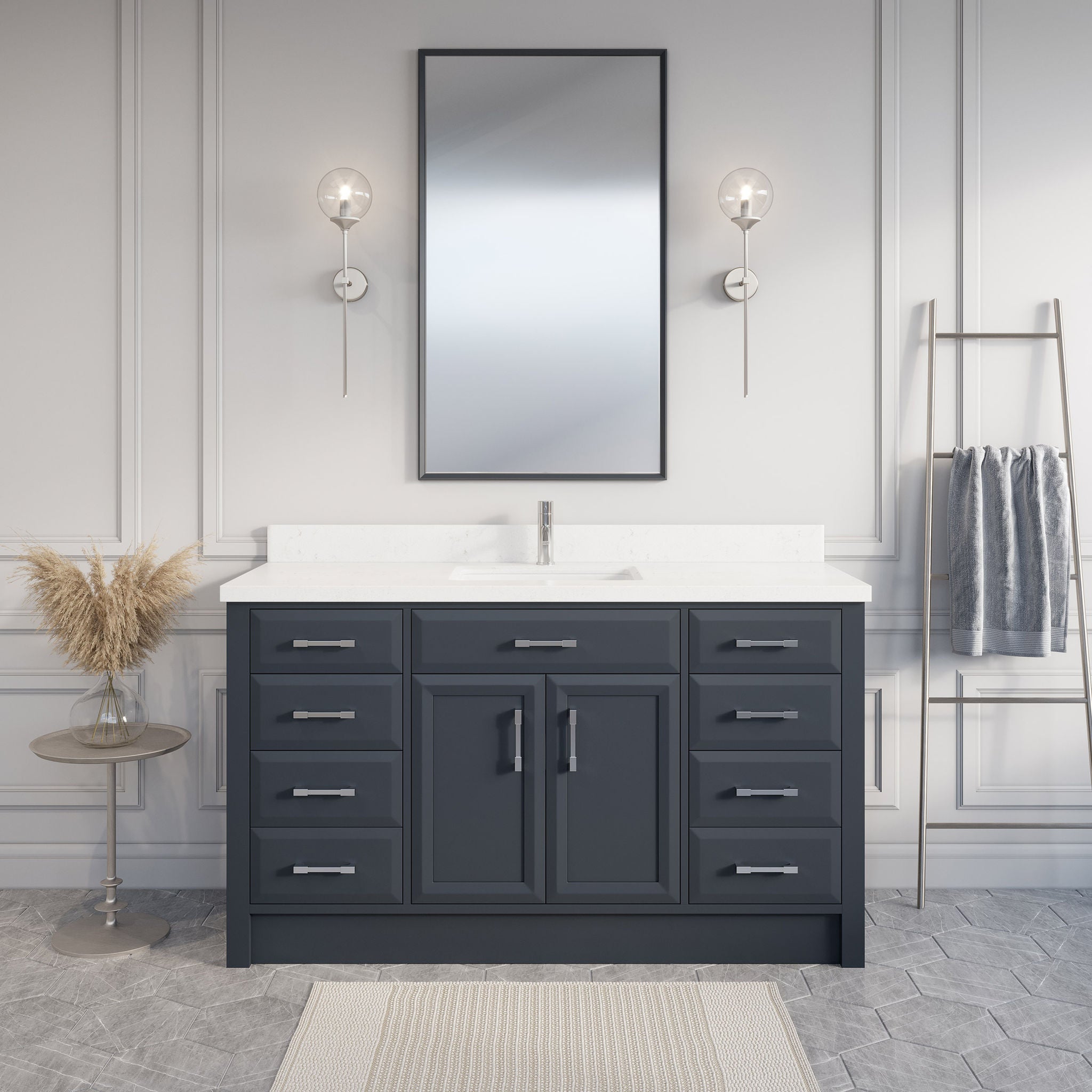 Calais Bath Vanity by Studio Bathe in Gray