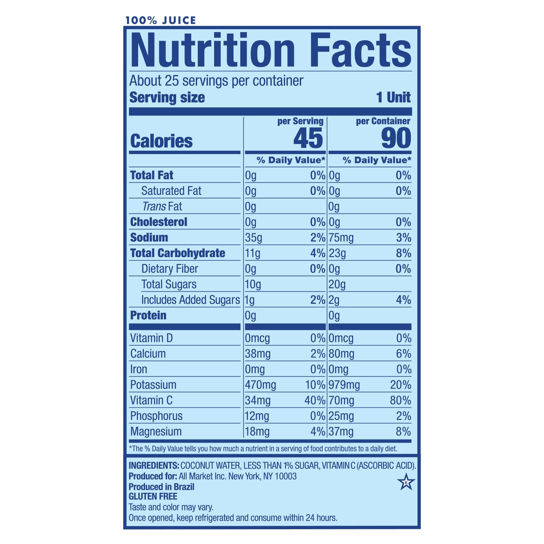 Vita Coco, Coconut Water, Original, 16.9 fl oz, 12-Count