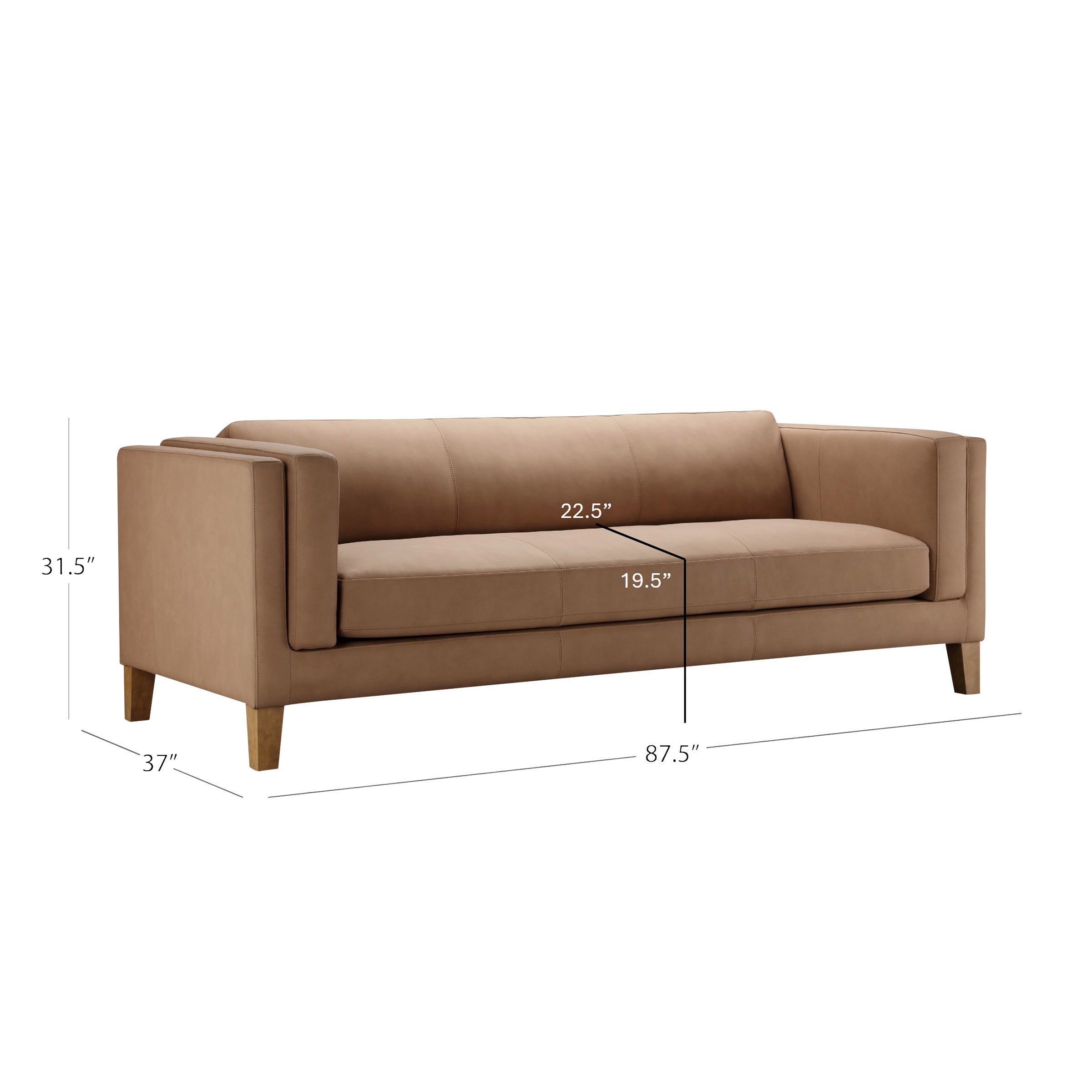 Boyd Top Grain Leather Sofa