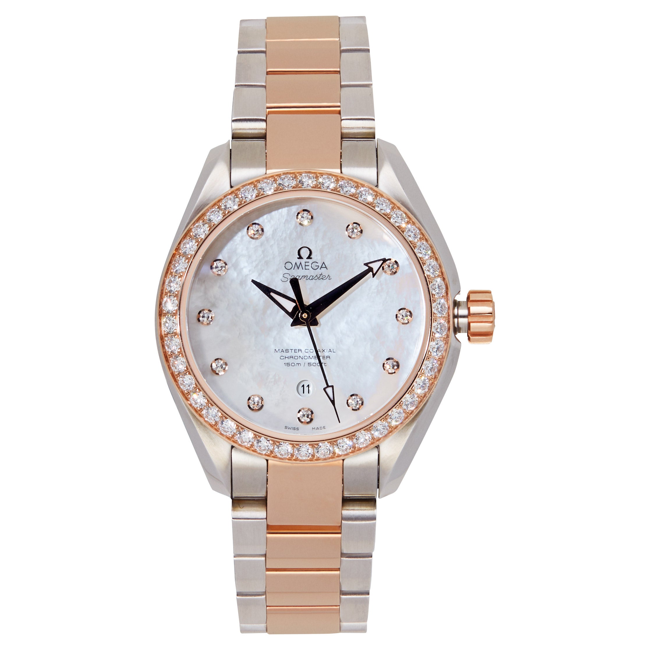 Omega Seamaster Aqua Terra Master Co-Axial Ladies Watch