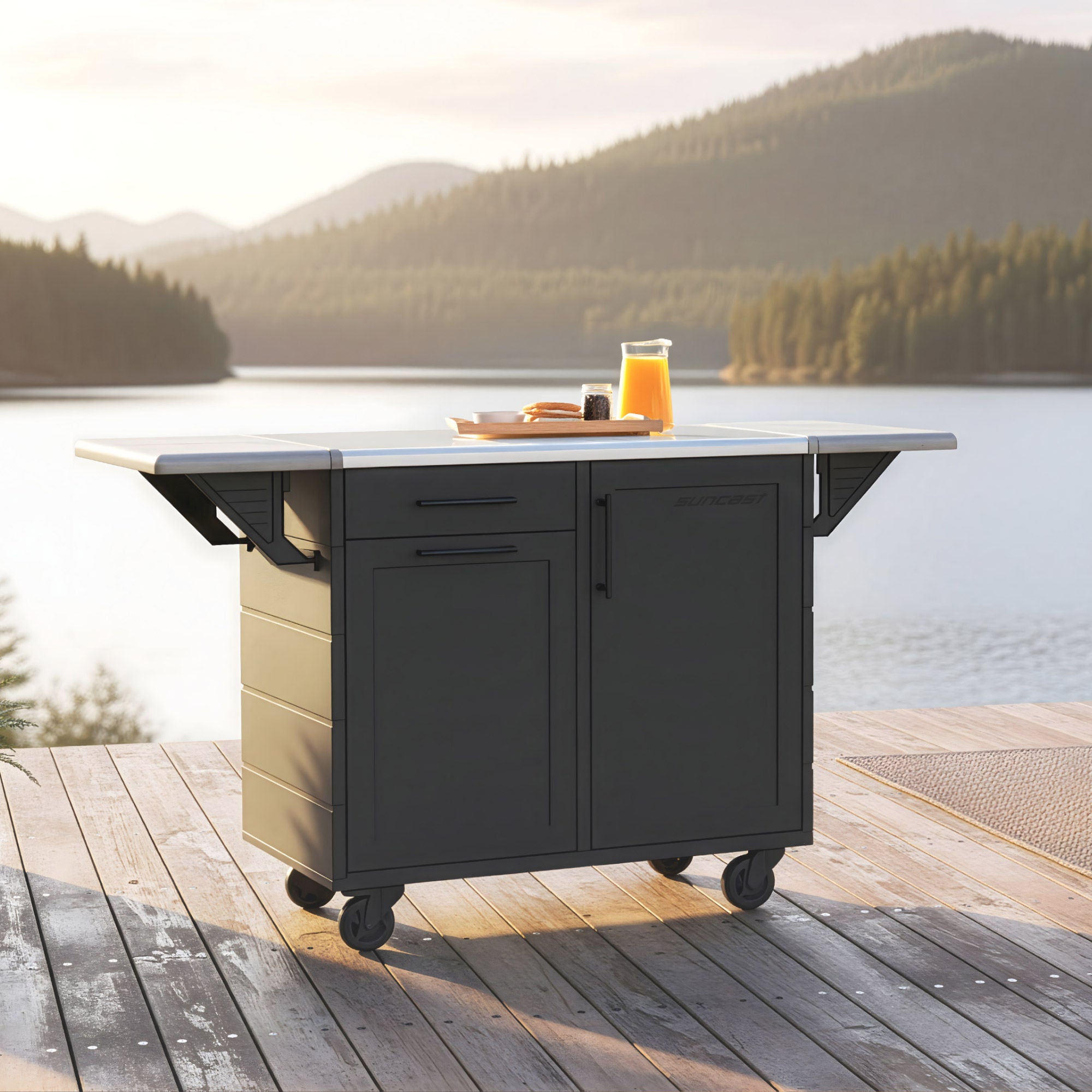 Suncast Outdoor Prep Station with Storage
