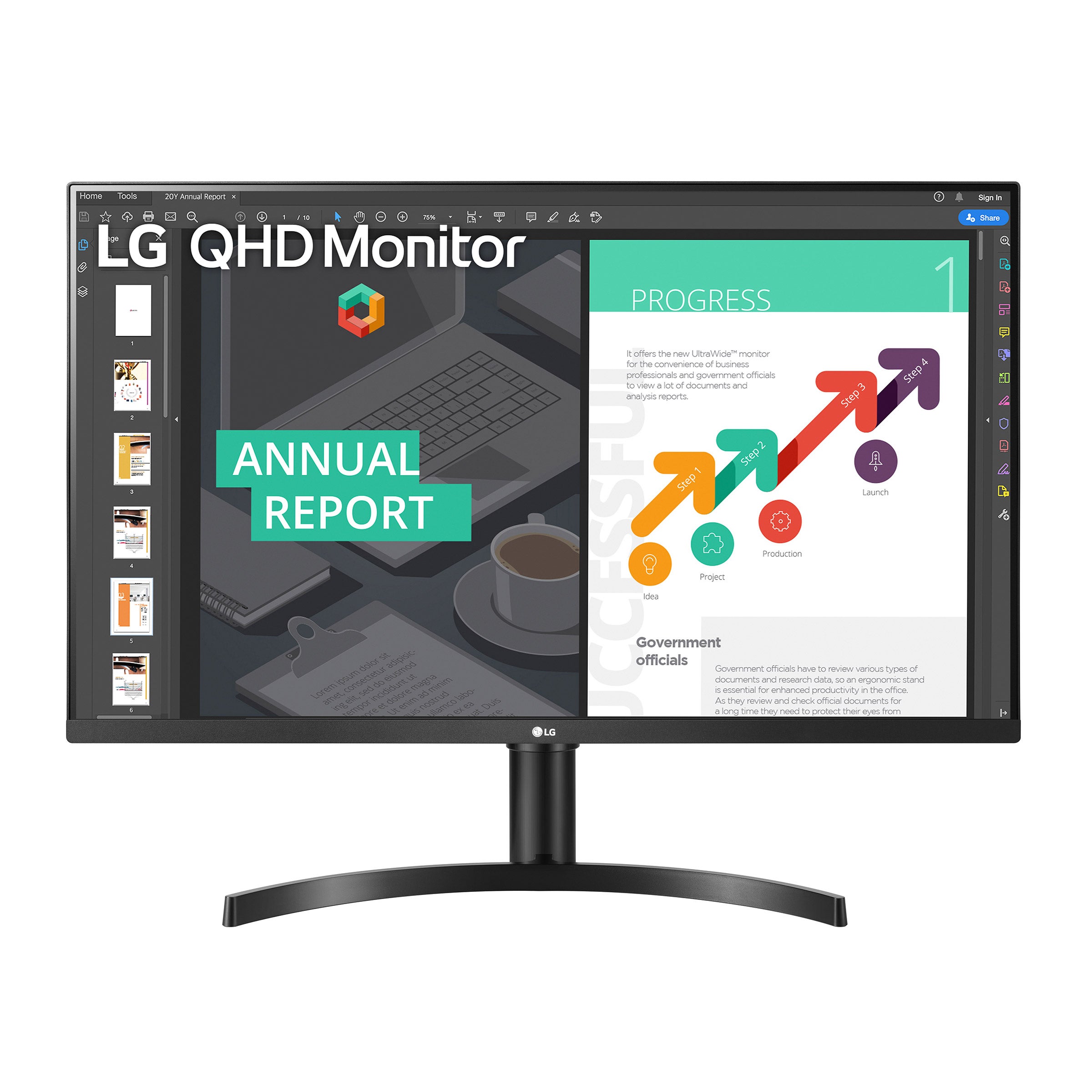 LG 32" Class QHD IPS Monitor