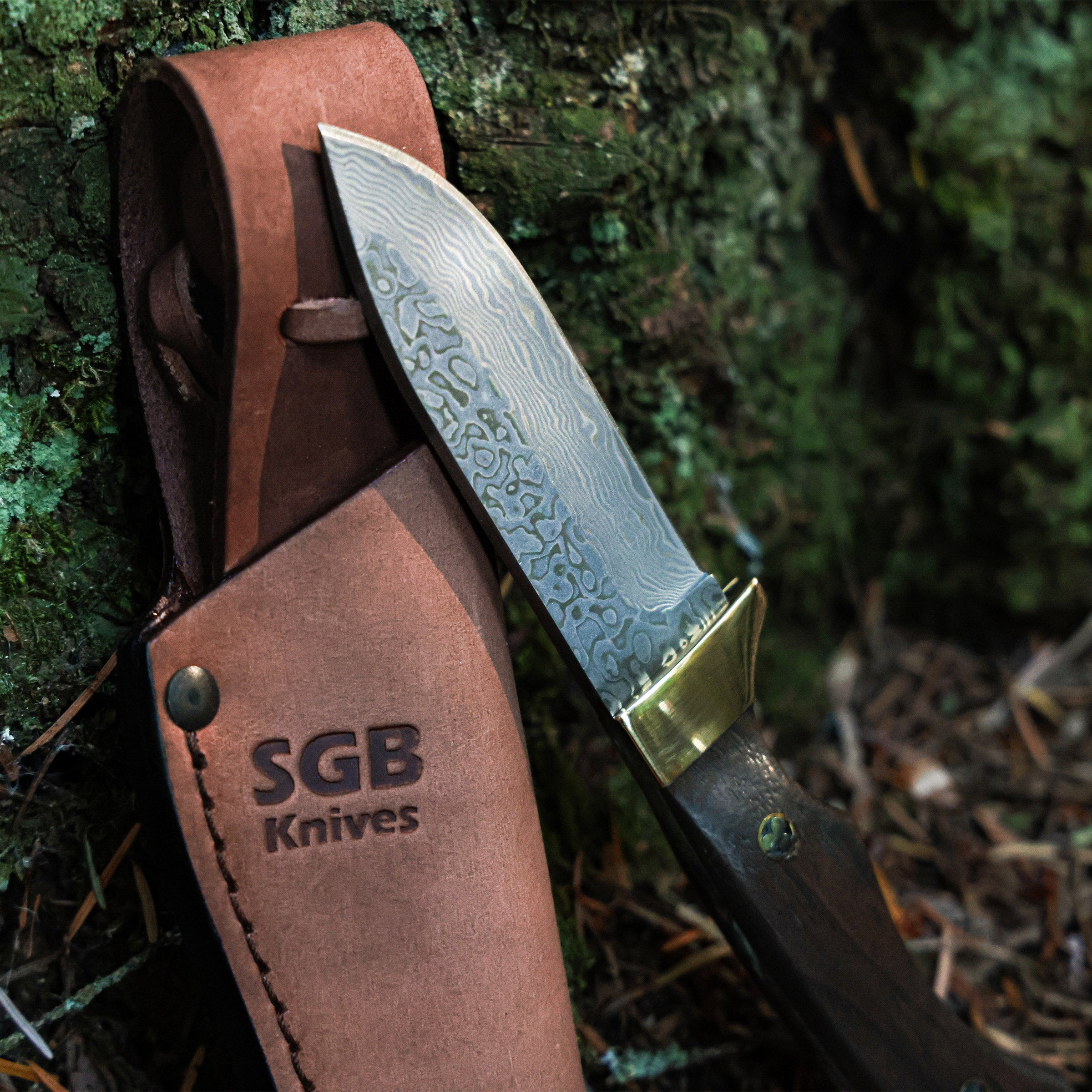 Puma XP Blacktail Damascus Knife