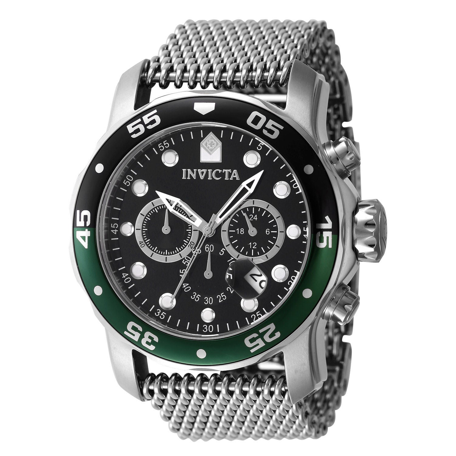 Invicta Pro Diver Stainless Steel Chronograph Men's Quartz Watch, 48mm
