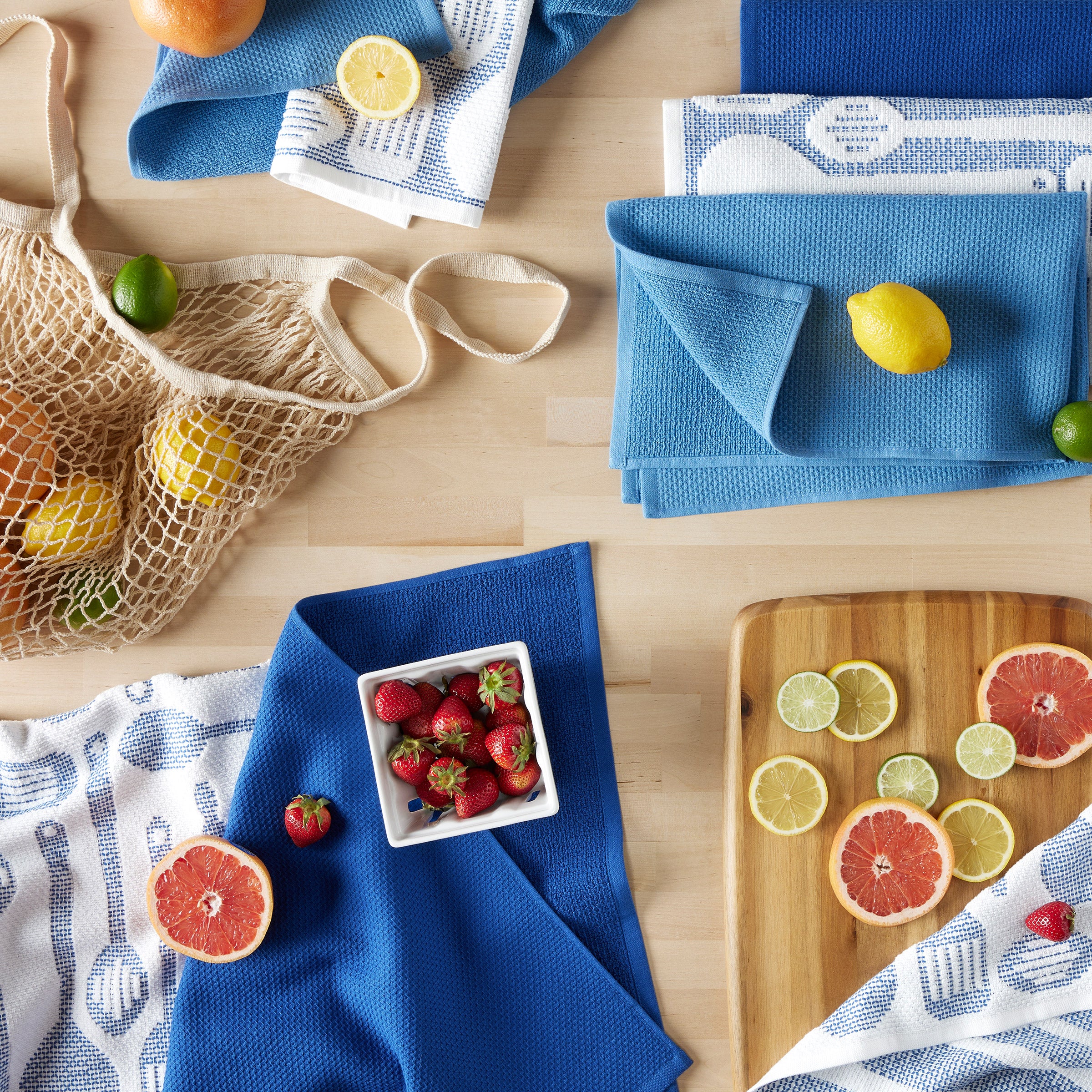 Honeycomb 8-piece Kitchen Towel Set