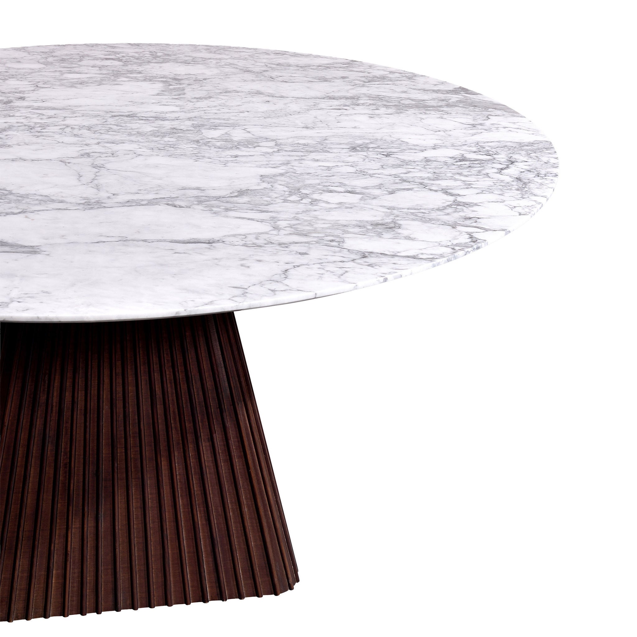 Aurora 60” Marble Round Dining Table