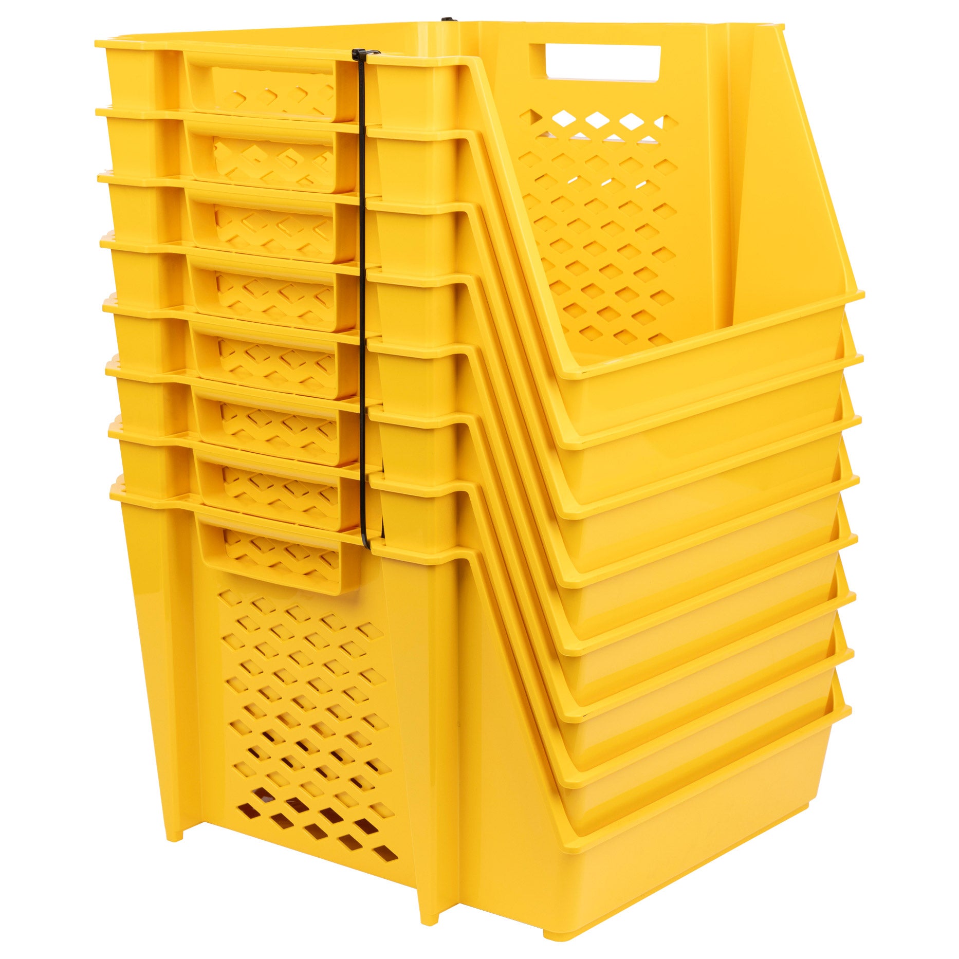 GreenMade InstaStack Stackable Storage Bins, 8-pack
