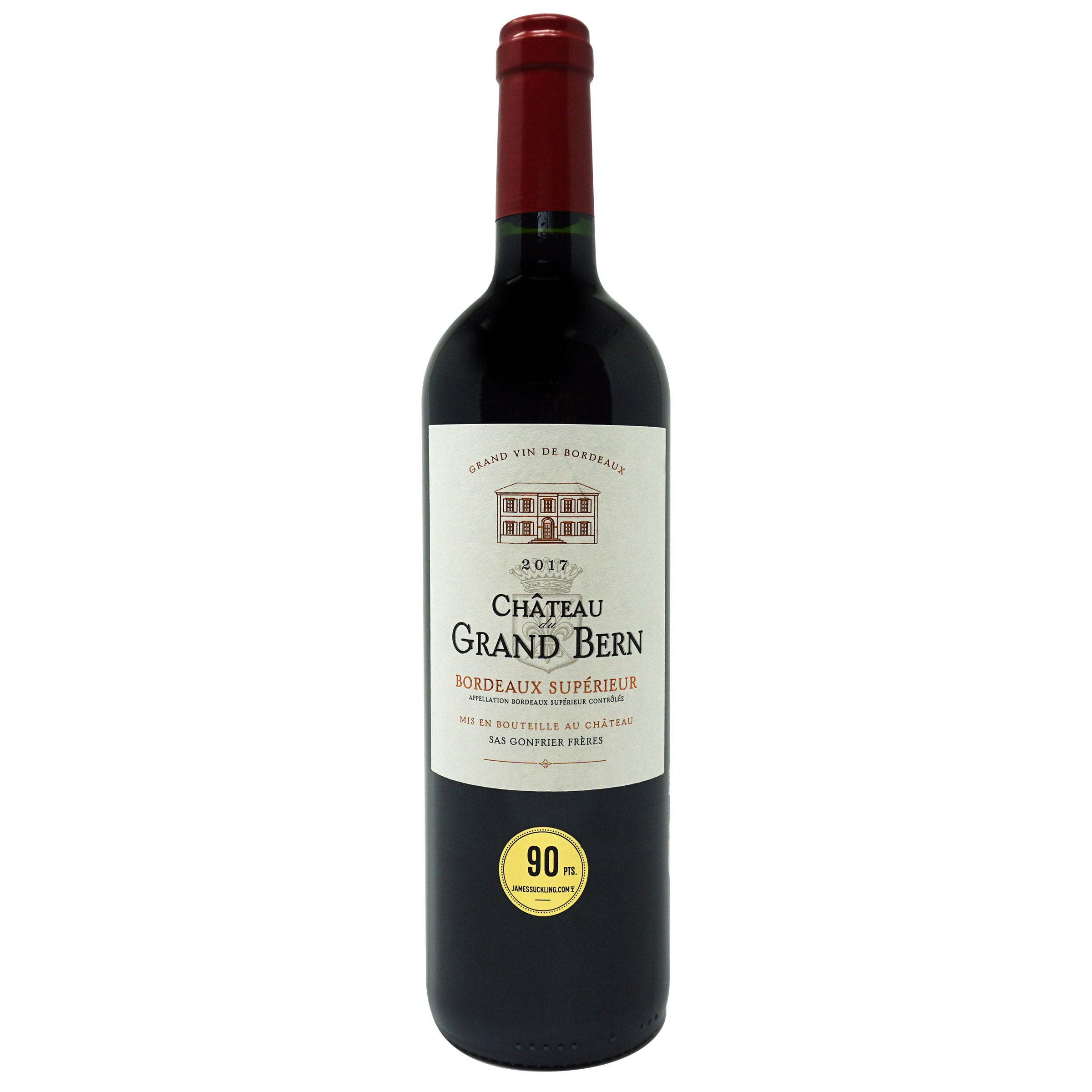 90 Point Bordeaux Supérieur Wine 750 ml 12-pack CA ONLY