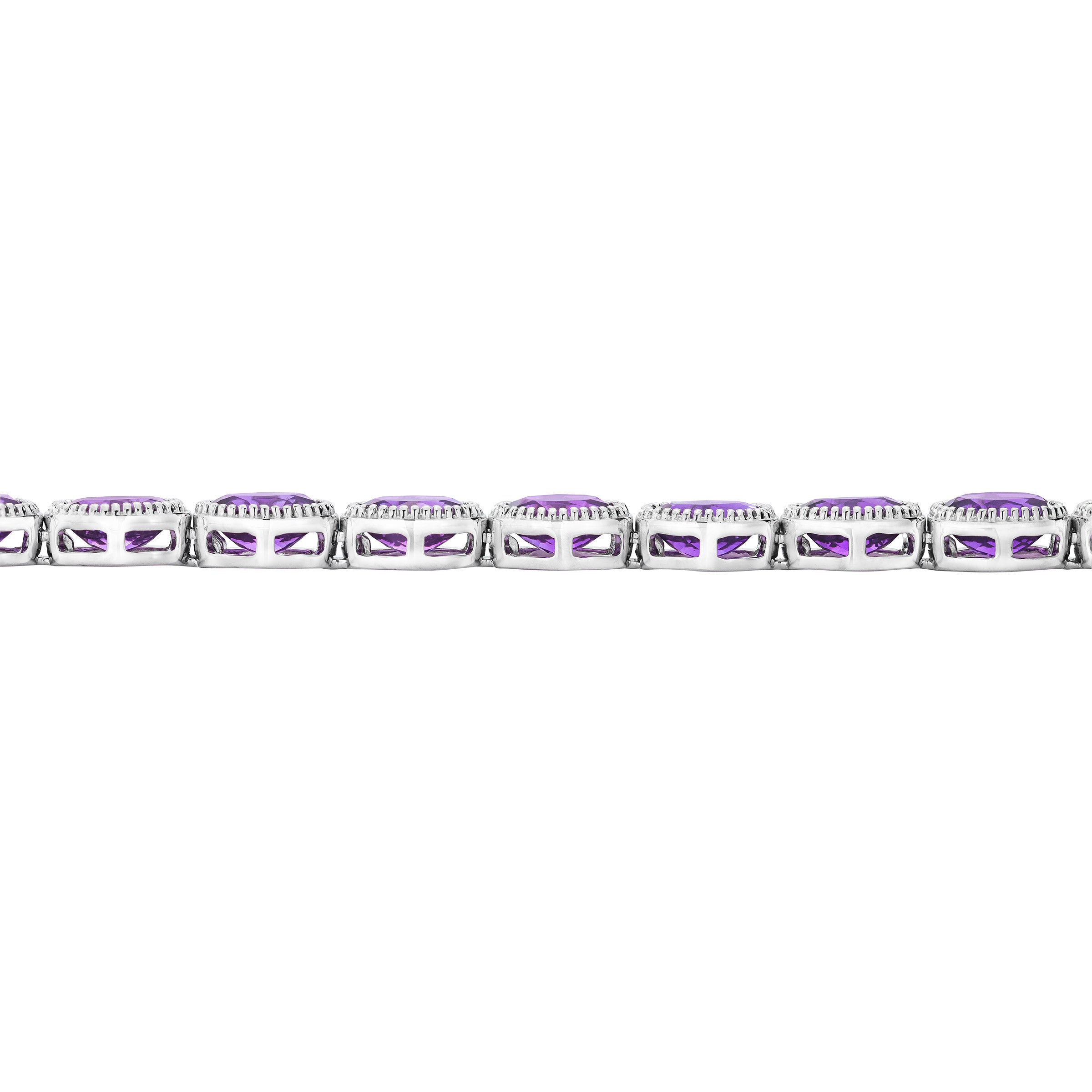 Gemstone 14kt White Gold Bracelet