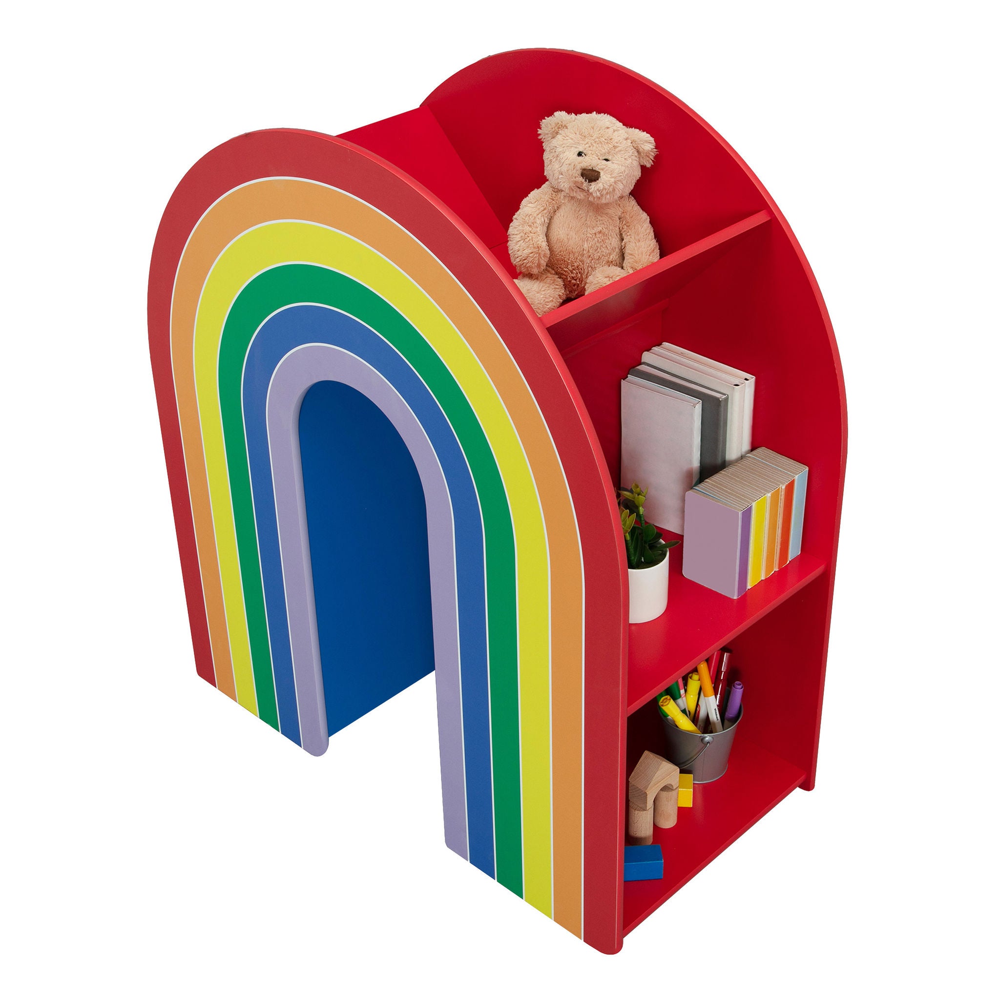 Delta Children Rainbow Bookcase