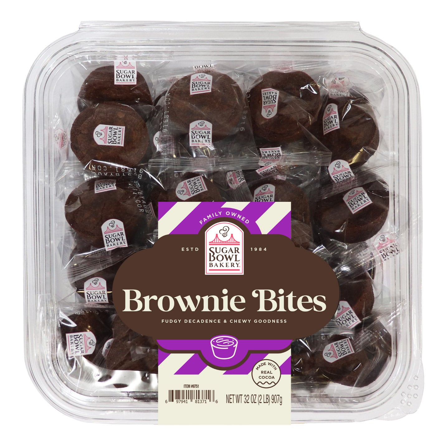 Sugar Bowl Bakery, Brownie Bites, 32-Count