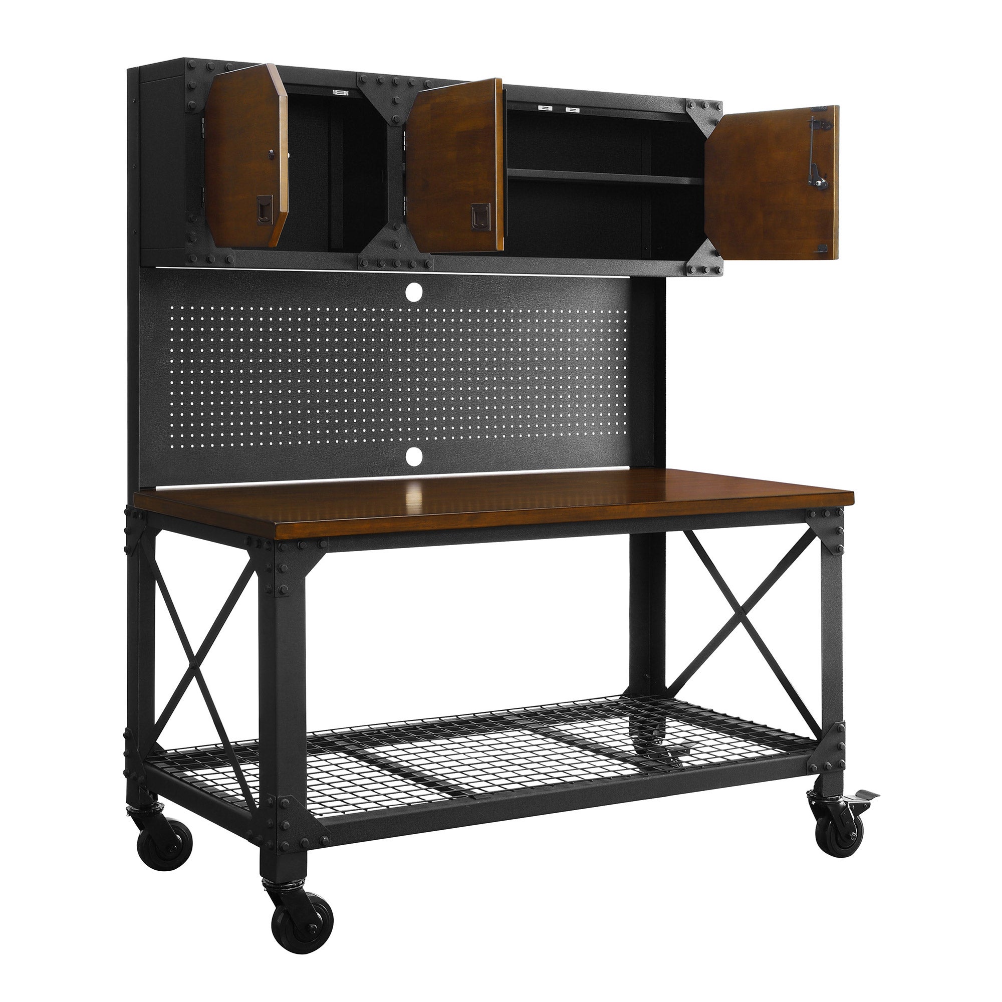 Whalen 60" Workbench With Cabinet
